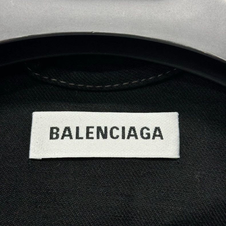 Balenciaga Balenciaga size 38 Black silhouette denim jacket Size XS / US 0-2 / IT 36-38 - 4 Thumbnail