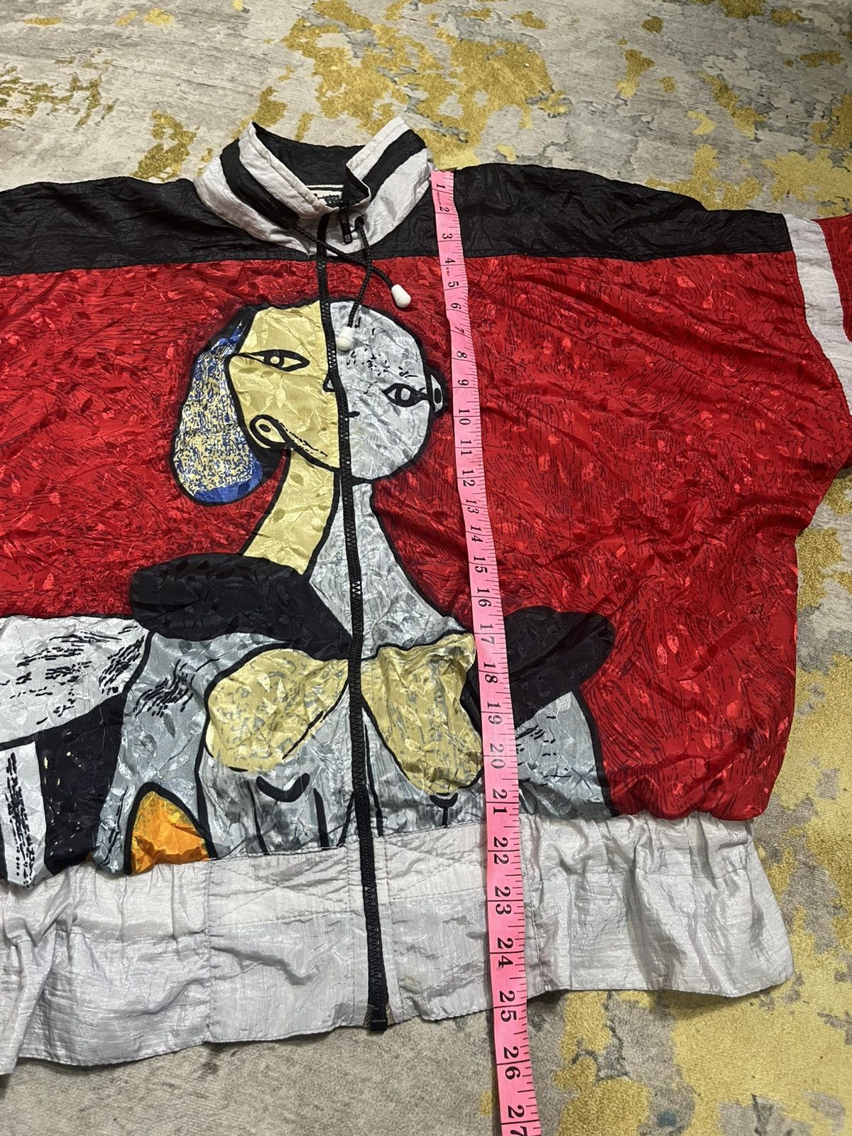 Vintage Vintage 1990’s Picasso Fullprint nylon jacket Size US L / EU 52-54 / 3 - 12 Thumbnail