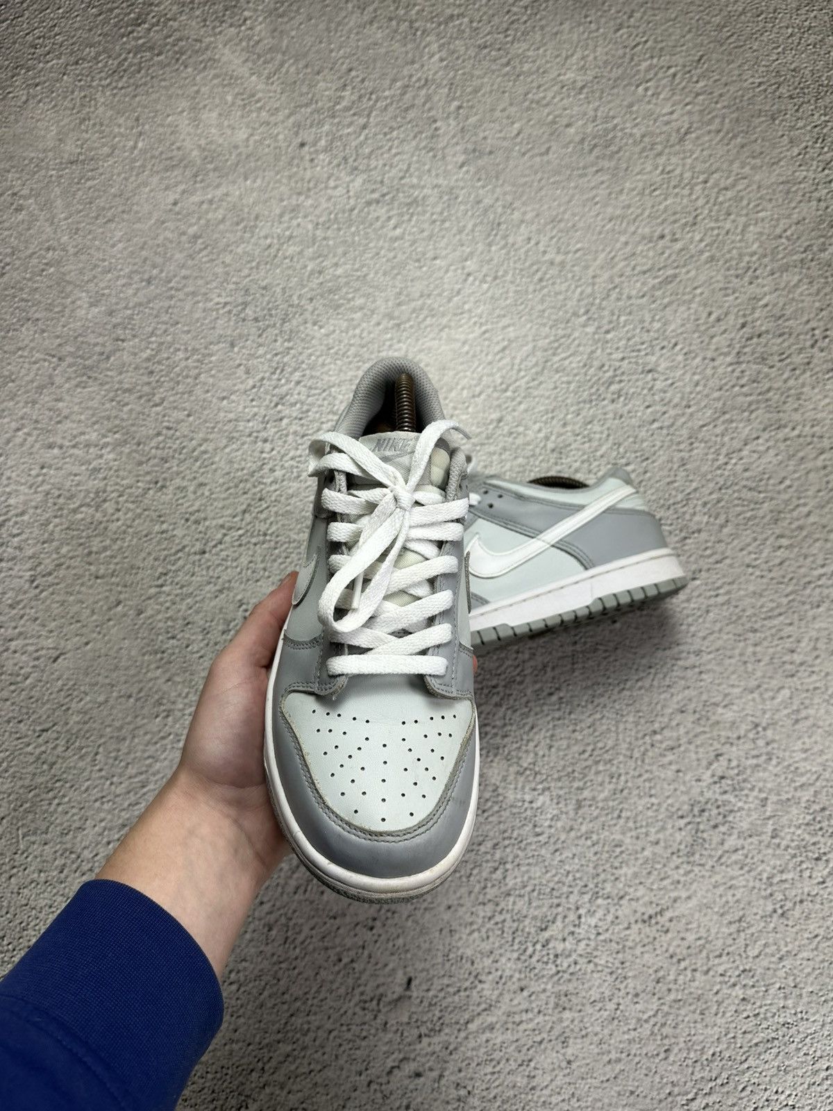 Nike Nike Dunk Low Two-Toned Grey Woman’s Size US 8 / IT 38 - 2 Thumbnail