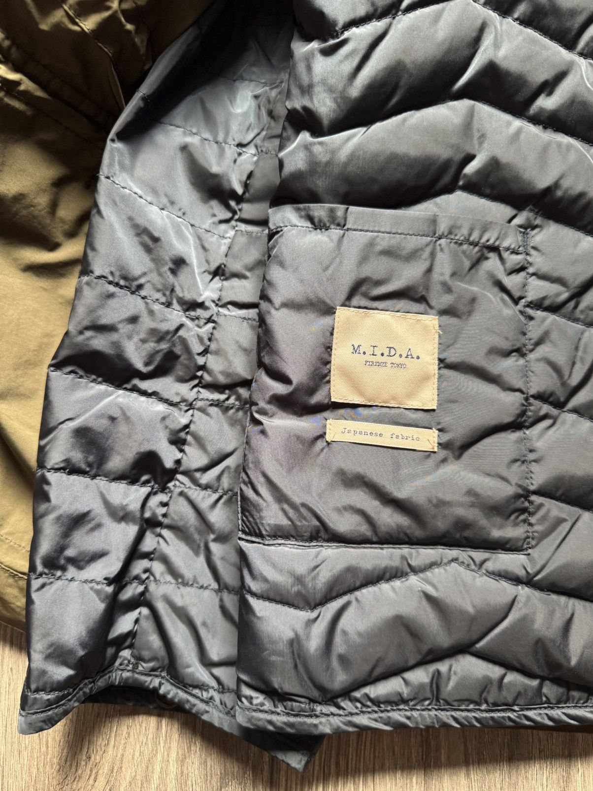Beams Japan M.I.D.A x Beams Japan Olive Nylon Short M-65 2 in1 Jacket 48 Size US M / EU 48-50 / 2 - 10 Thumbnail