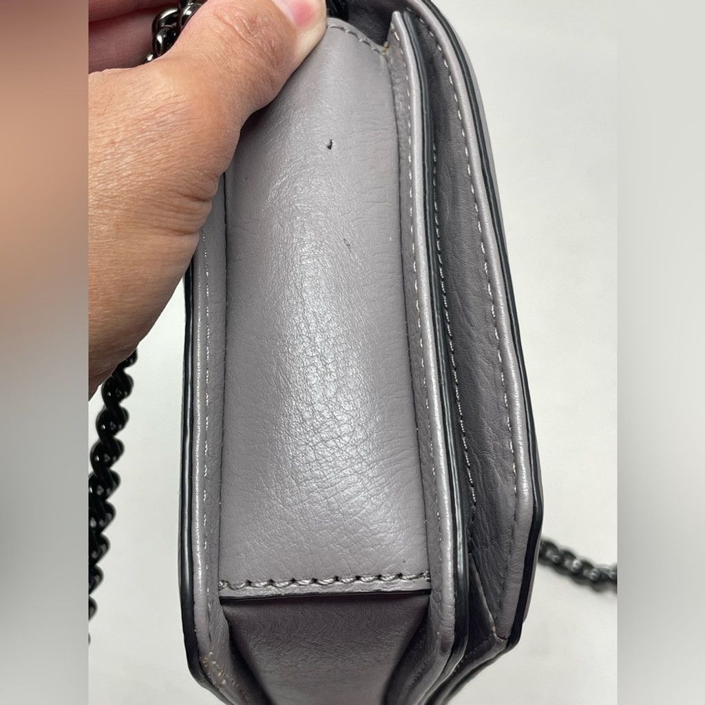 Rebecca Minkoff Rebecca Minkoff Grey Love Quilted Leather Crossbody Bag Size ONE SIZE - 13 Thumbnail