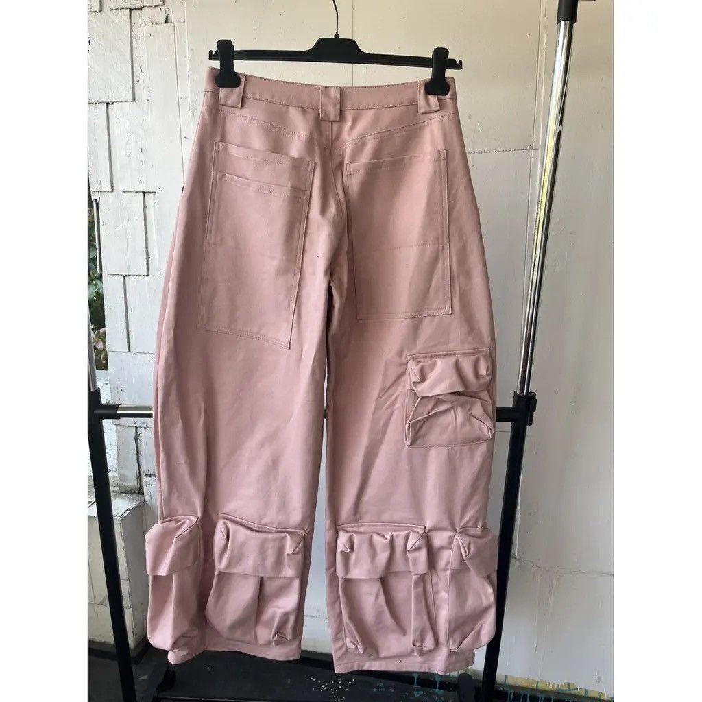 Other Collina Strada Exclusive Pink Garden Cargo Pants Size US 32 / EU 48 - 2 Thumbnail