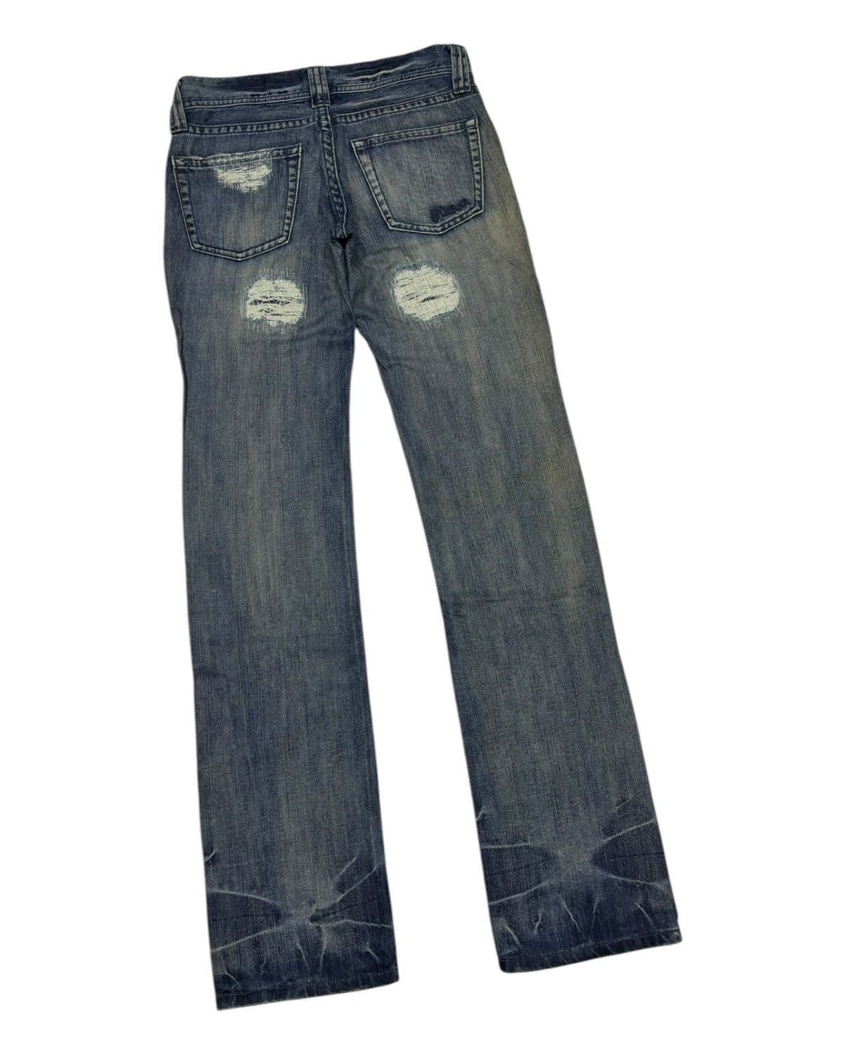 If Six Was Nine 🔥MURUA DISTRESSED DENIM HIGH RISE JEANS PUNK GOTHIC JEAN Size US 30 / EU 46 - 4 Thumbnail