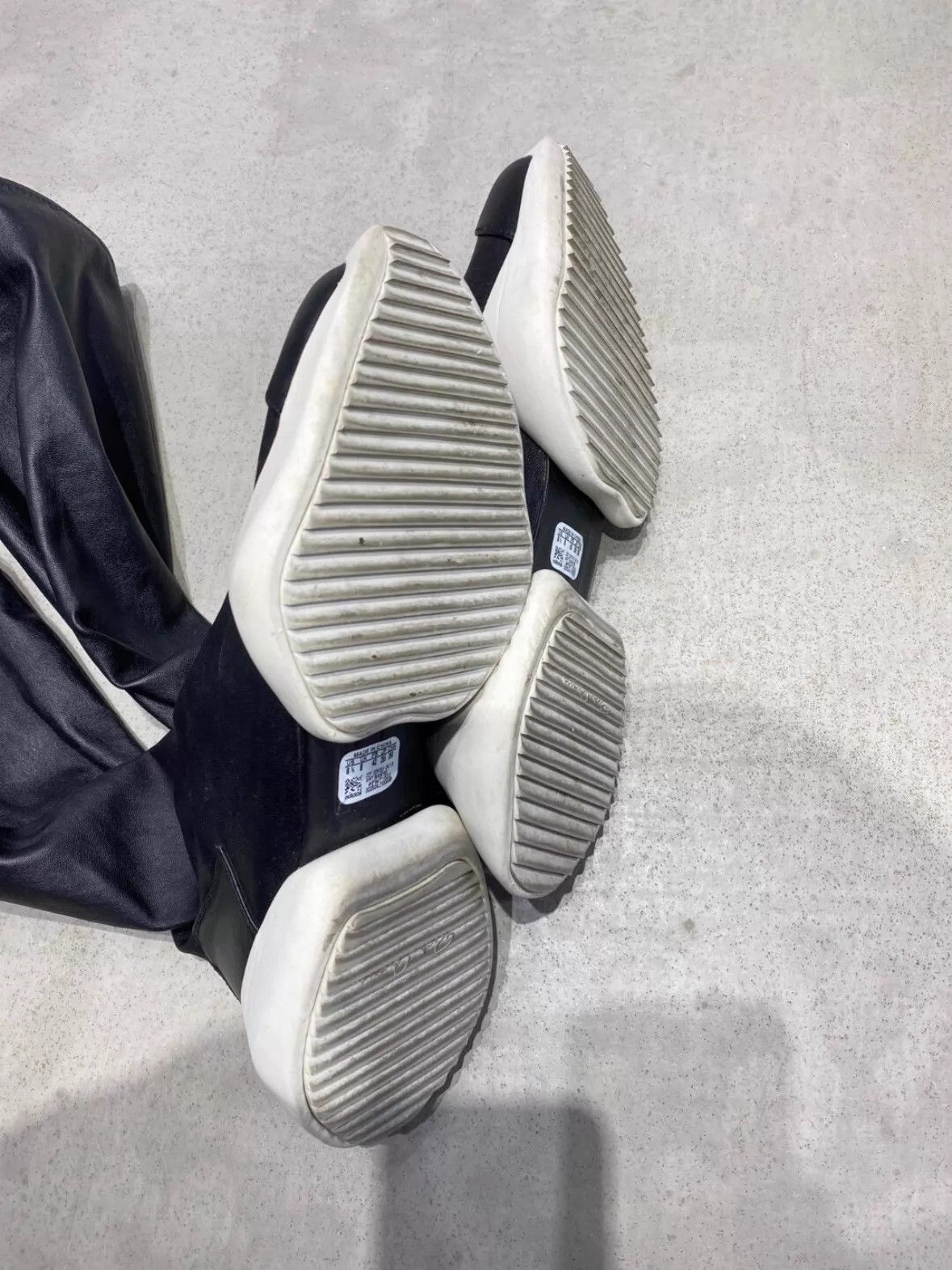 Rick Owens RO x Adidas Sheepskin Horseshoe Boot UK8 Like New Size US 8.5 / EU 41-42 - 5 Thumbnail