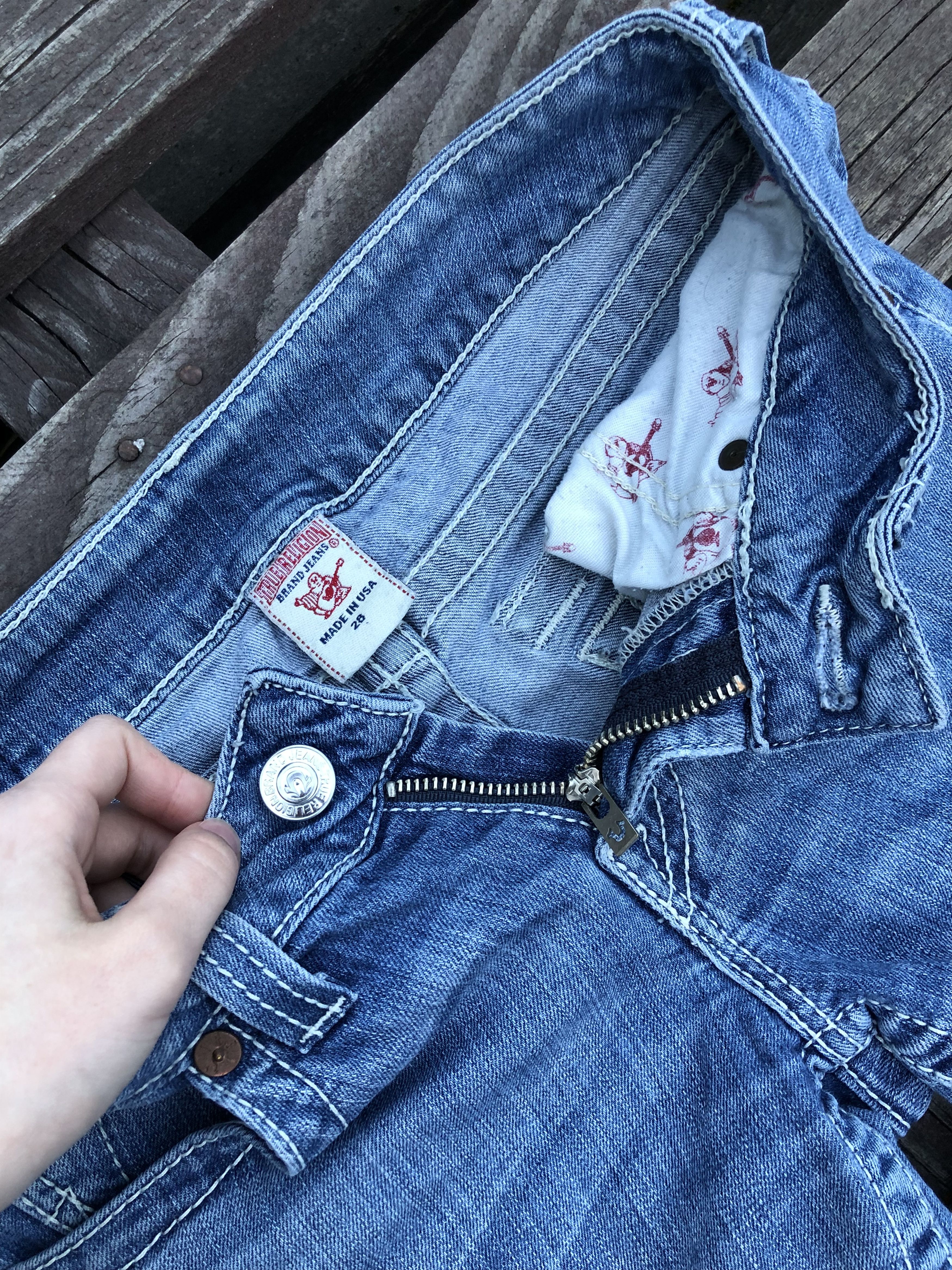 True Religion True Religion Y2K Vintage Hi-Rise Boot Denim Jeans Size 28 Size 28" / US 6 / IT 42 - 6 Thumbnail