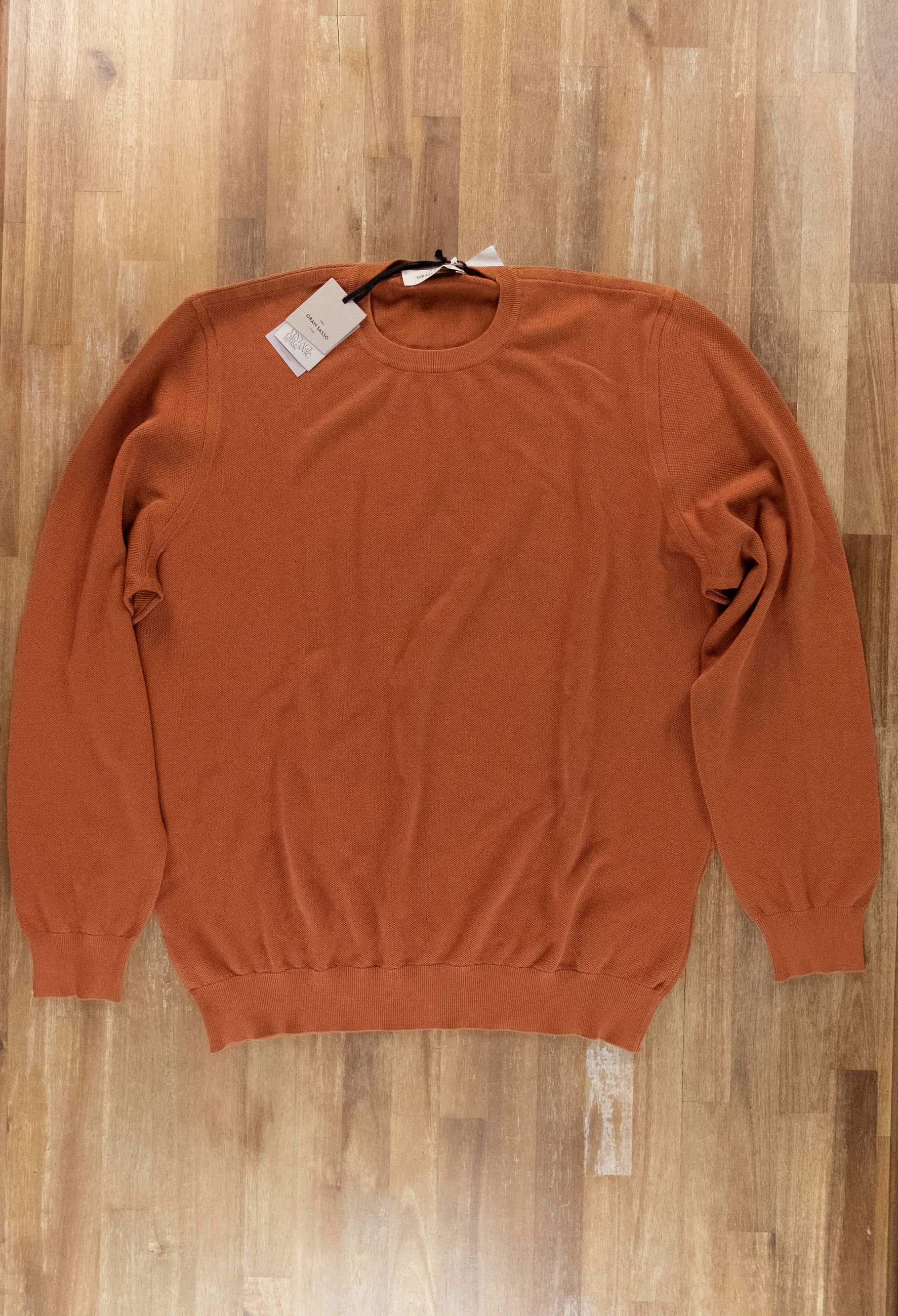 Gran Sasso GRAN SASSO orange vintage organic cotton sweater 3XL Size US XXL / EU 58 / 5 - 1 Thumbnail