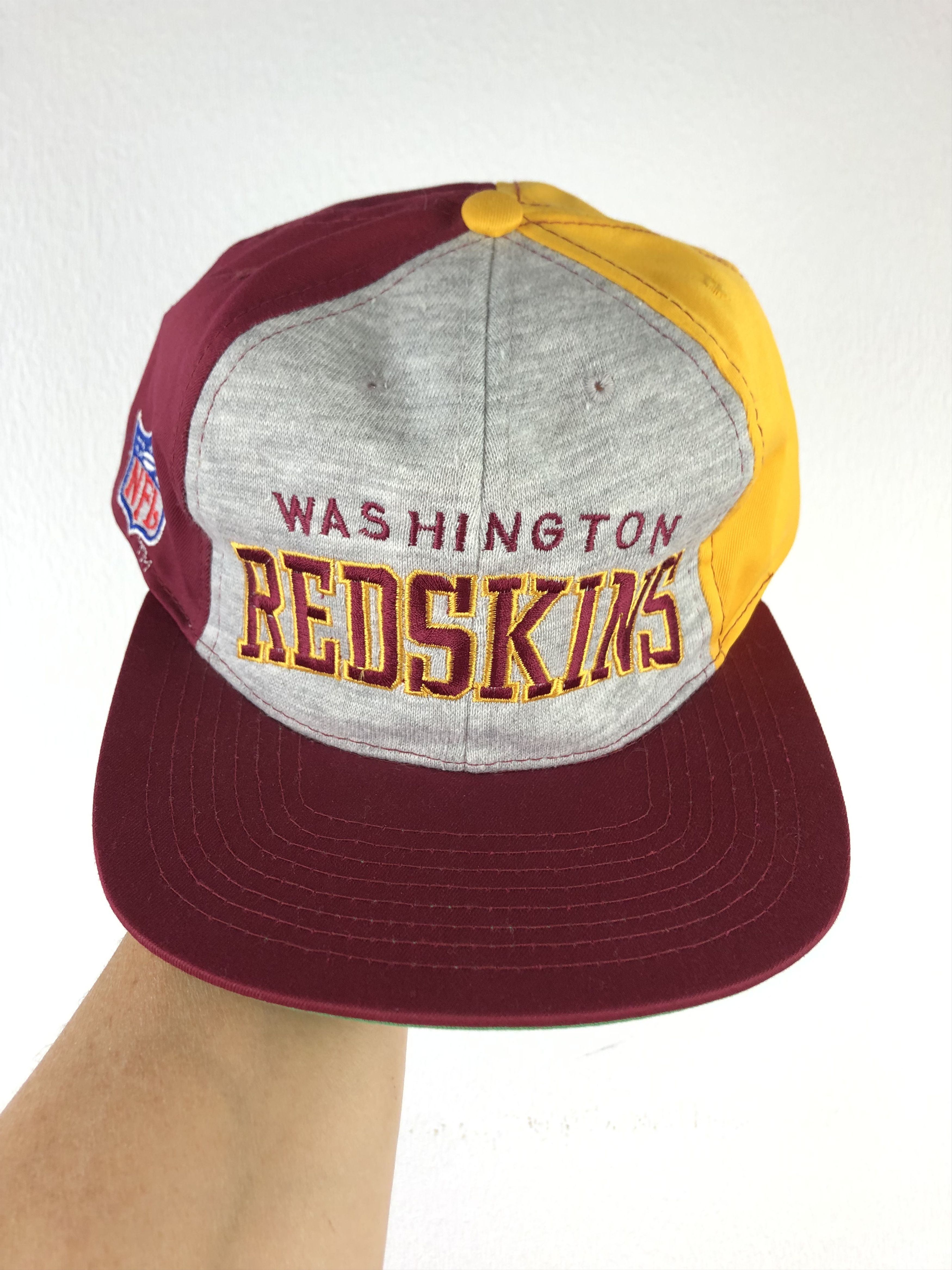 Vintage Vintage 90's Washington Redskins Inter Cap Snapback Hat Cap Size ONE SIZE - 1 Thumbnail