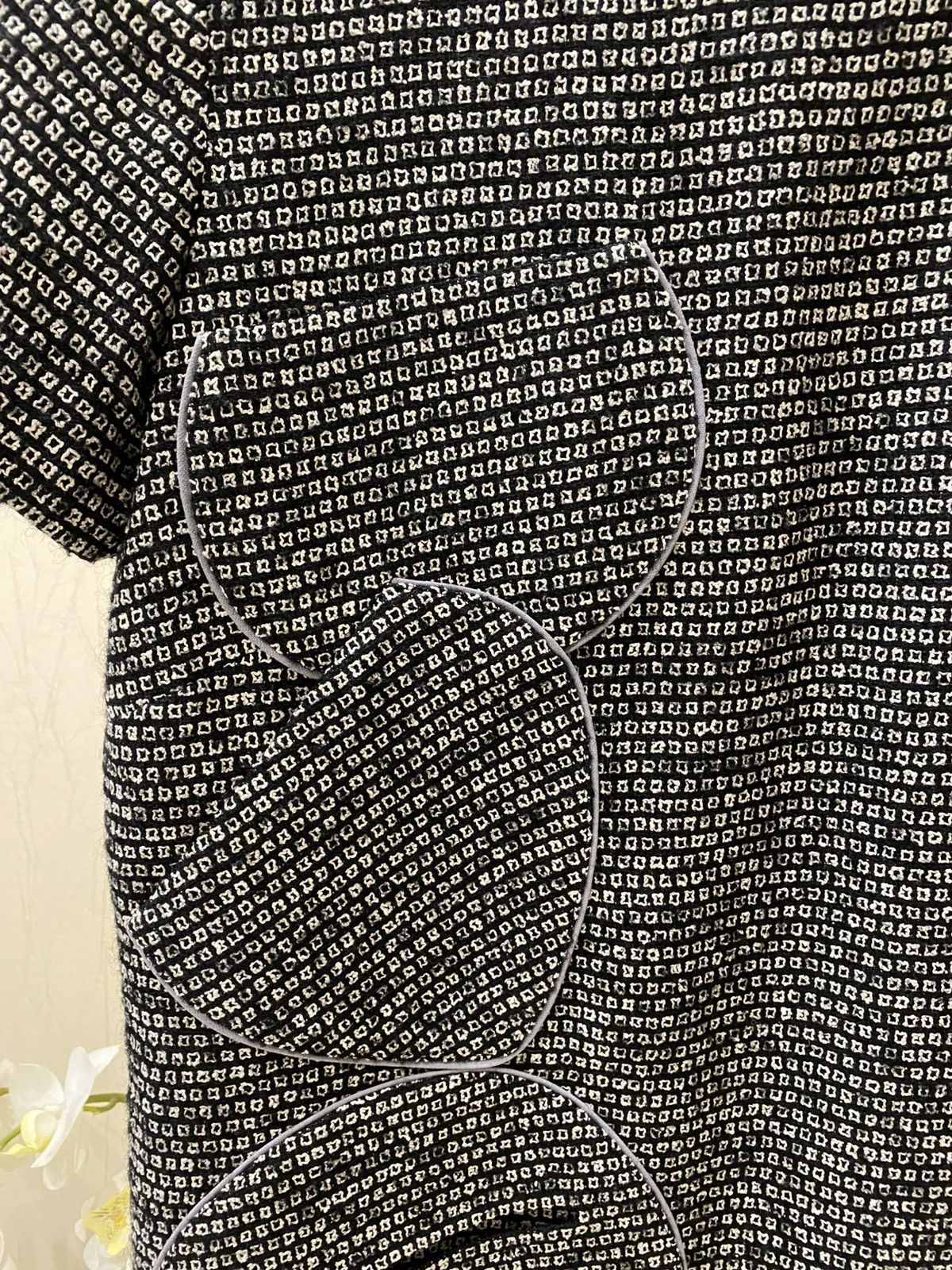 Other Chic Black and White Textured Dress Size S / US 4 / IT 40 - 3 Thumbnail