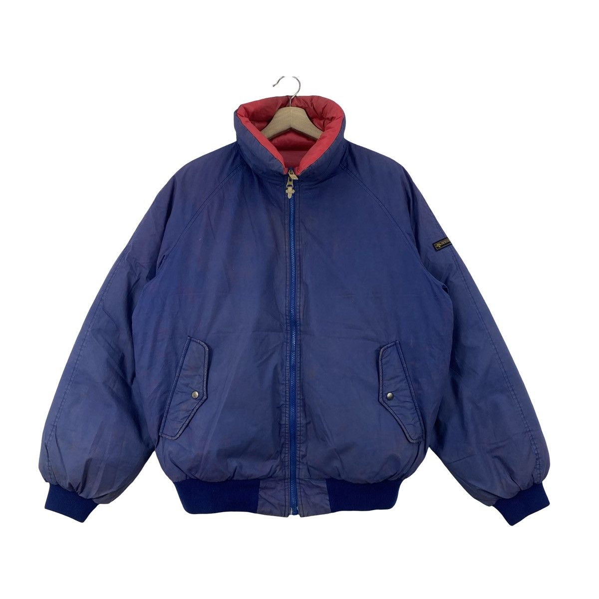 Descente Vintage DESCENTE Puffer Bomber Jacket Collar Duck Down Ski Size US L / EU 52-54 / 3 - 1 Thumbnail