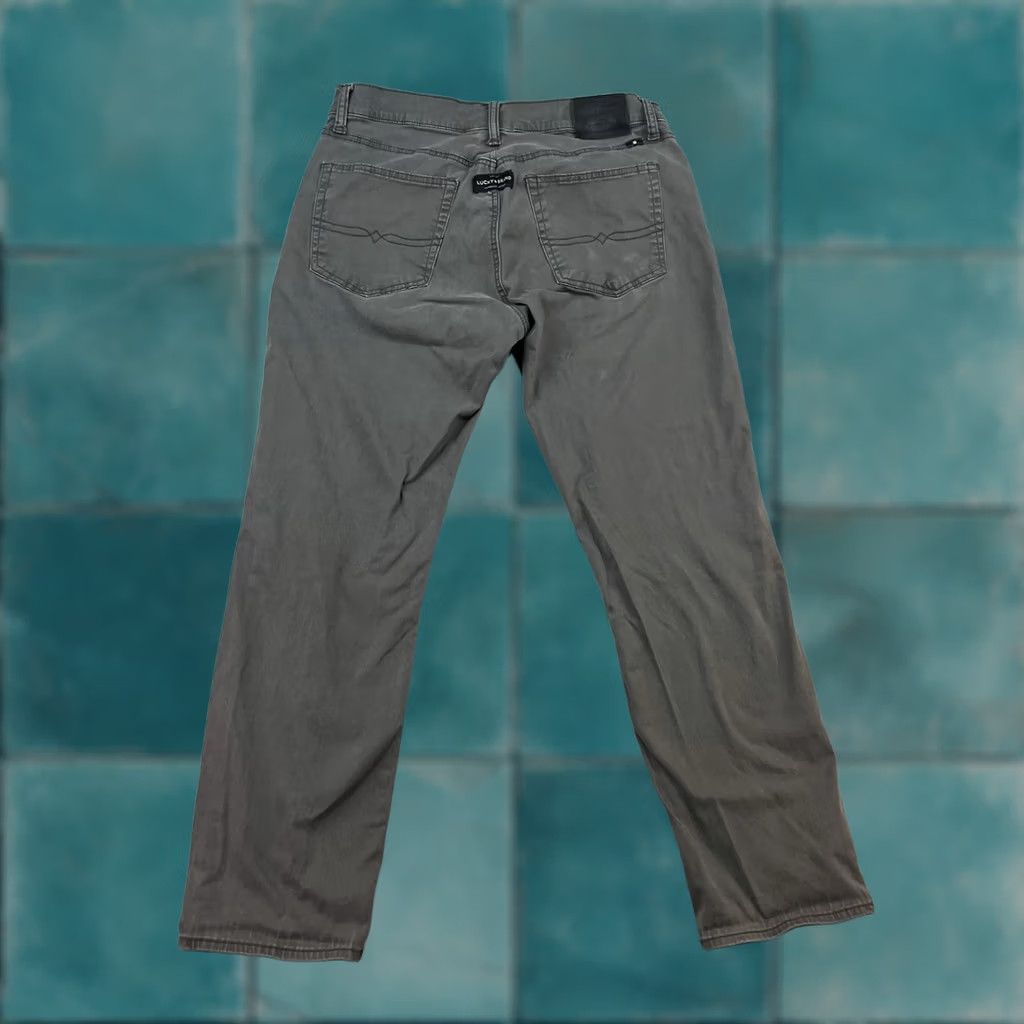 Lucky Brand Lucky Brand Pants Mens Slim Fit 34x30 Gray Cotton Blend Casual Workwear Size US 34 / EU 50 - 1 Thumbnail