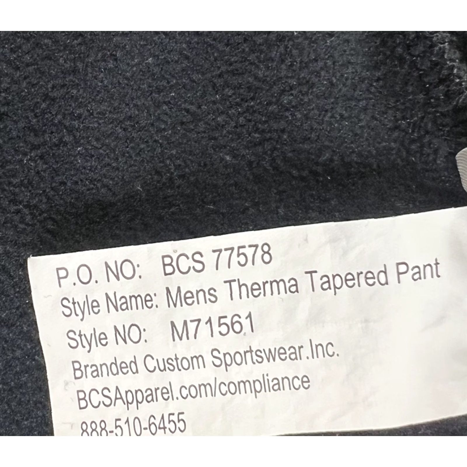 Nike VINTAGE Mens Nike Therma Tapered Jogger Pants Wash U Washington University Bears Large Black Mens Jogger Pants University Theme 90s? Size US 33 - 5 Thumbnail