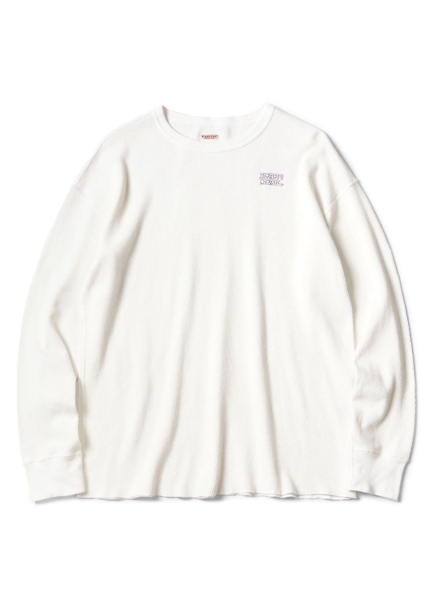 Kapital kapital Waffle small logo long sleeve T-shirt Size US L / EU 52-54 / 3 - 4 Thumbnail