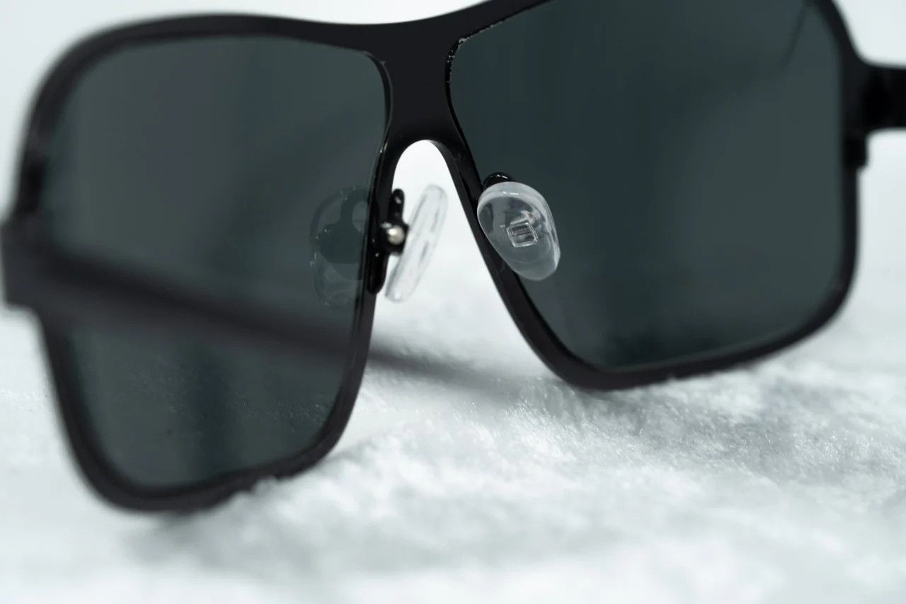 Raf Simons Raf Simons Sunglasses Rectangular Black and Grey Size ONE SIZE - 9 Thumbnail