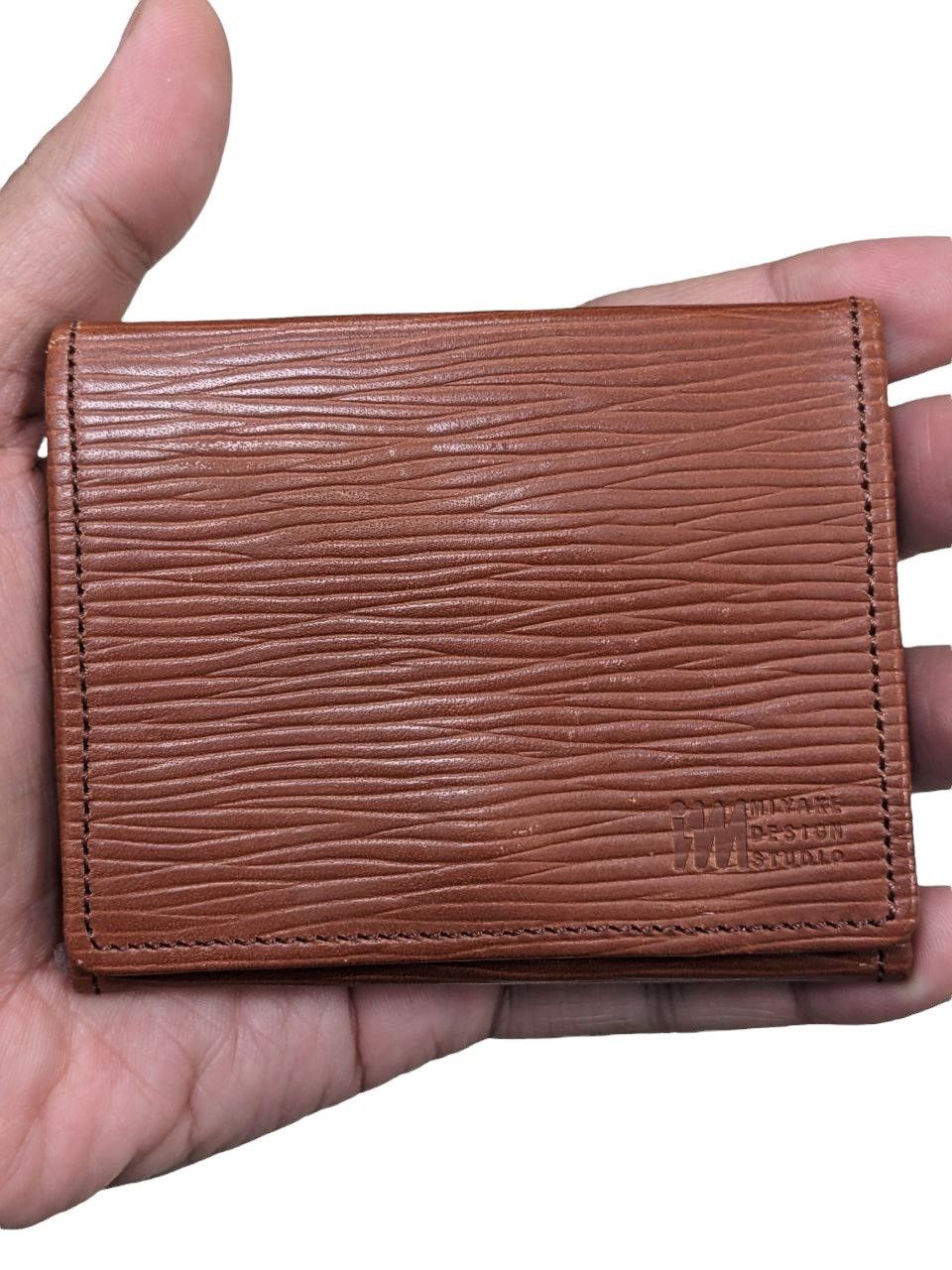 Issey Miyake ISSEY MIYAKE STUDIO BROWN FOLDABLE COIN PURSE UNISEX Size ONE SIZE - 1 Thumbnail
