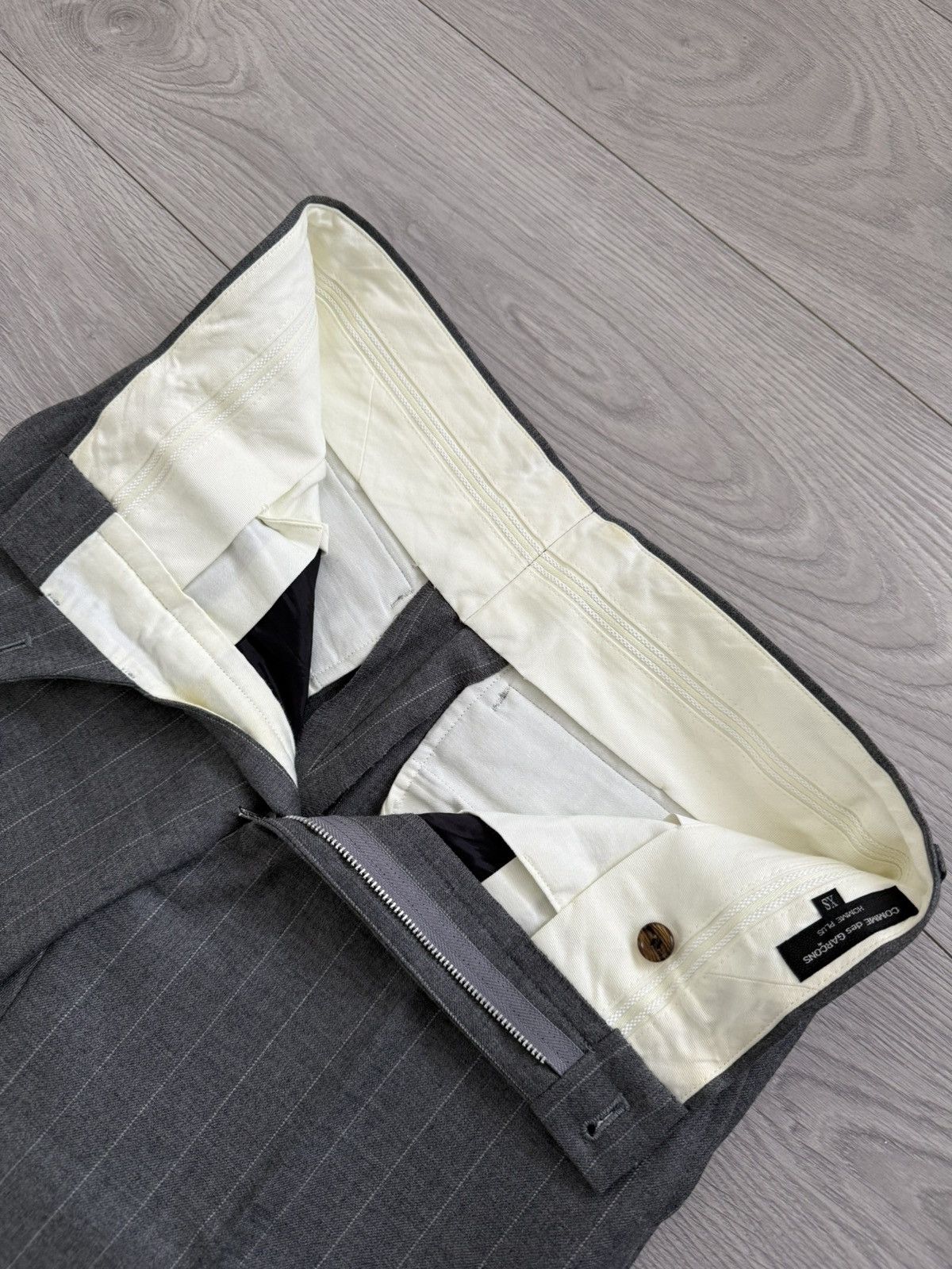 Comme des Garcons Comme Des Garcons Homme Plus AW2009 Curve Panelled Wool Suit Size US XS / EU 42 / 0 - 15 Thumbnail