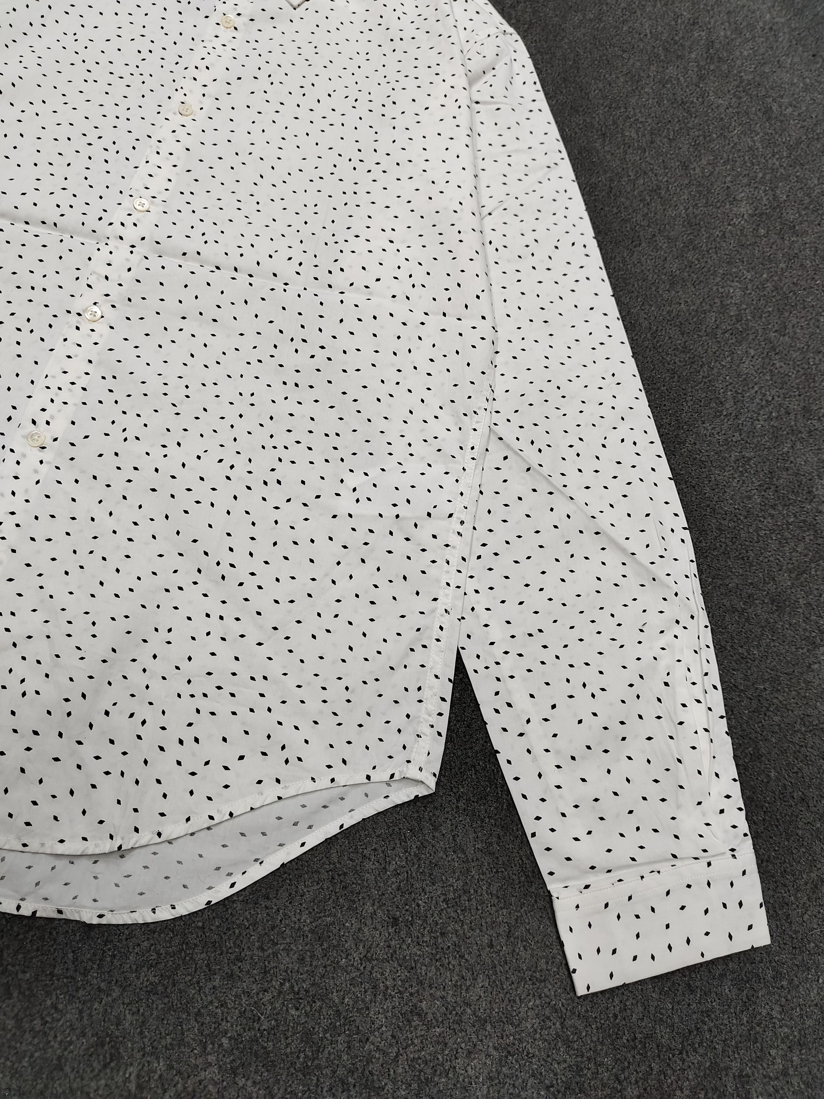 Sandro Sandro Paris- Micro Diamond Confetti Print Button Up Shirt Size US L / EU 52-54 / 3 - 3 Thumbnail