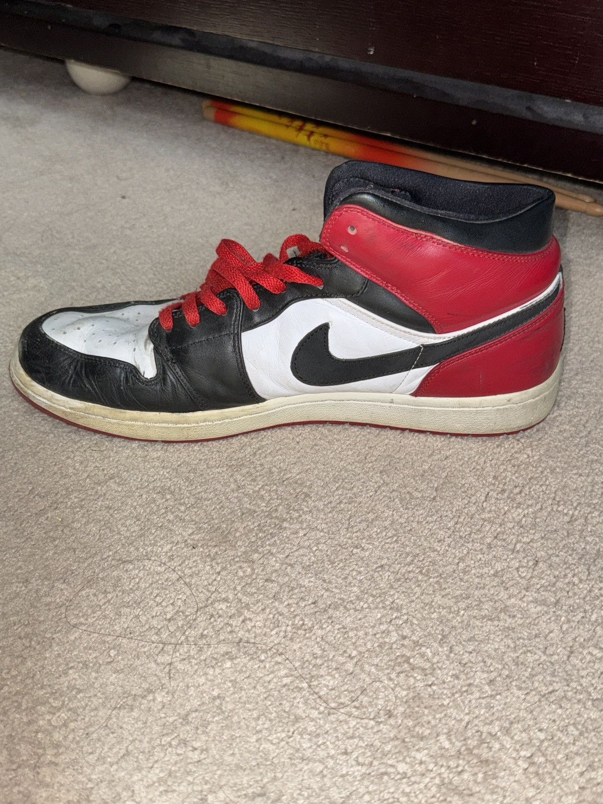 Jordan Brand Air Jordan One Mid Old Love 2007 Vintage Size US 12.5 / EU 45-46 - 7 Thumbnail