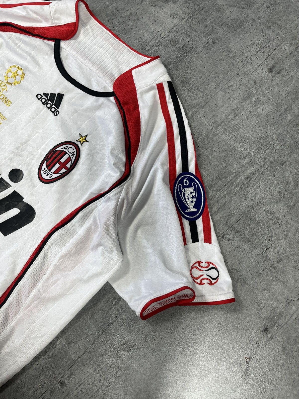 Adidas 2006-07 AC Milan Athens Gattuso final jersey Size US L / EU 52-54 / 3 - 5 Thumbnail