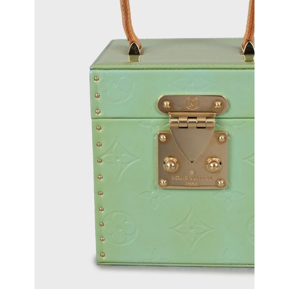 Louis Vuitton Louis Vuitton Bleecker Box Green Monogram Vernis Handbag Size ONE SIZE - 5 Thumbnail