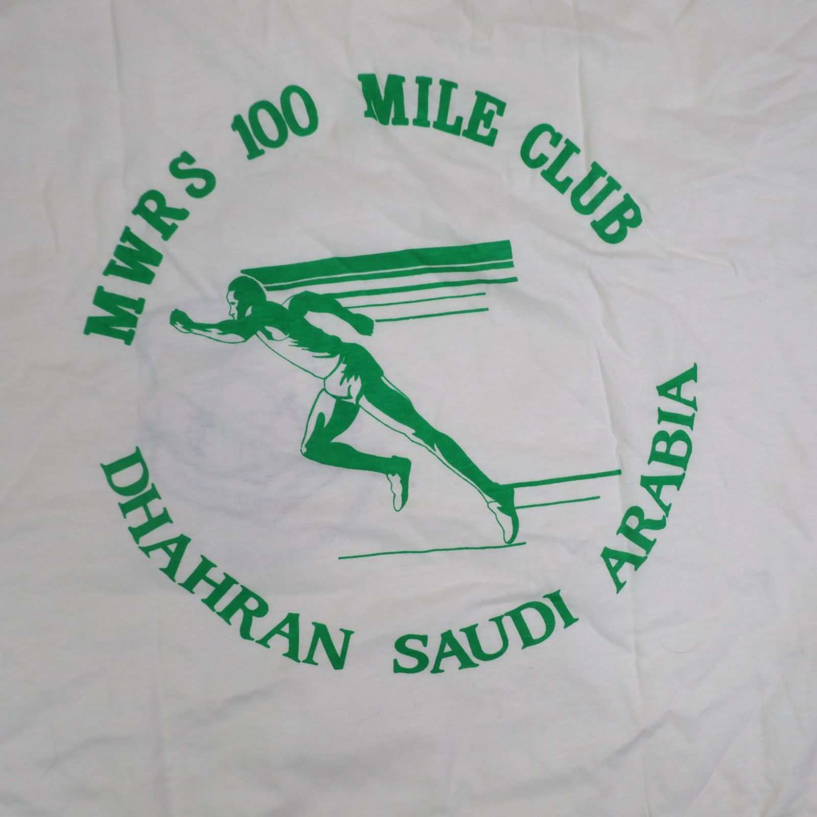 Vintage VTG 90s 4404th Composite Wing Saudi Arabia 100 Mile Club T Size US L / EU 52-54 / 3 - 12 Thumbnail