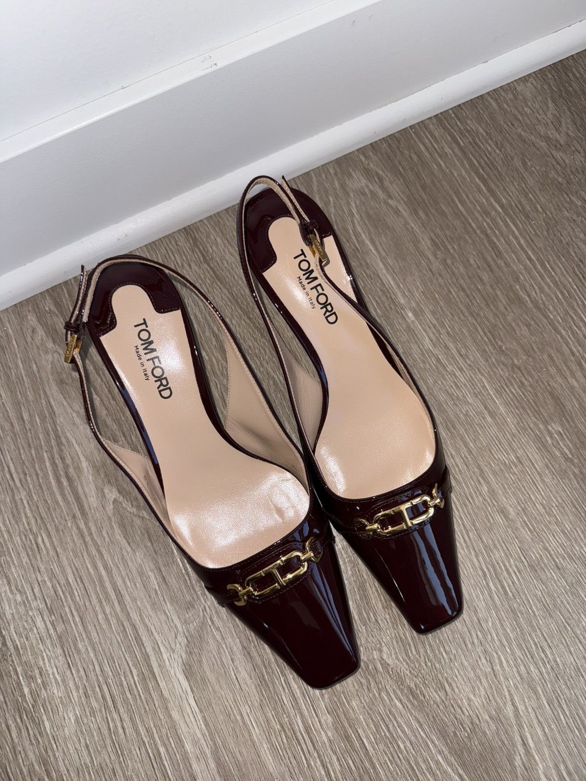 Tom Ford Tom Ford Patent Whitney Kitten Heels Size US 8 / IT 38 - 1 Thumbnail