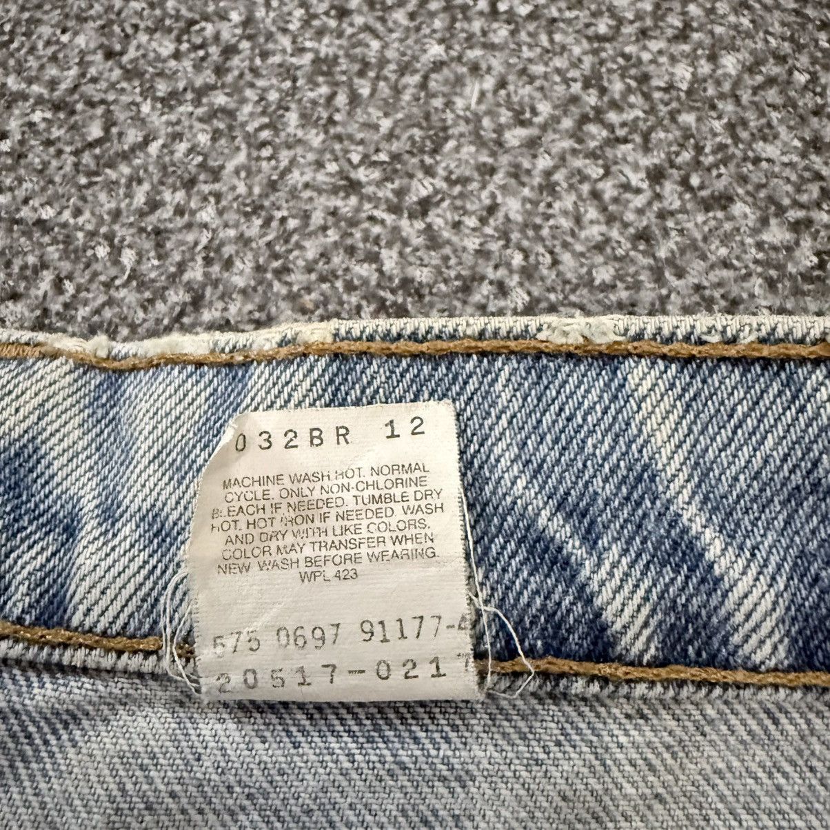 Levi's Vintage Clothing Insane Destroyed ‼️ Flared 1997 Levis 517 Bootcut Washed Size US 30 / EU 46 - 15 Thumbnail