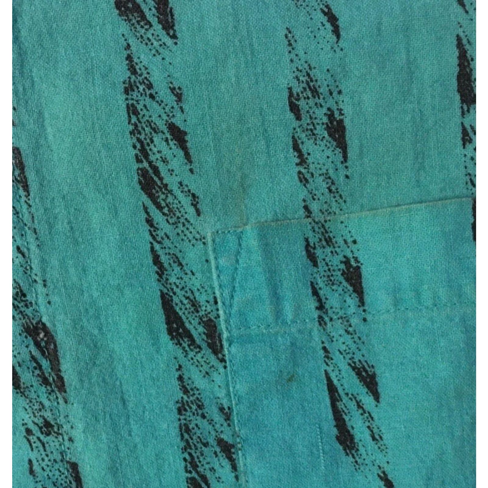 Gotcha VINTAGE All Over Print Shirt M/Adult L Green Striped Button-Up Casual 80s Grunge Surf Beach Vaporwave Size US L / EU 52-54 / 3 - 5 Thumbnail