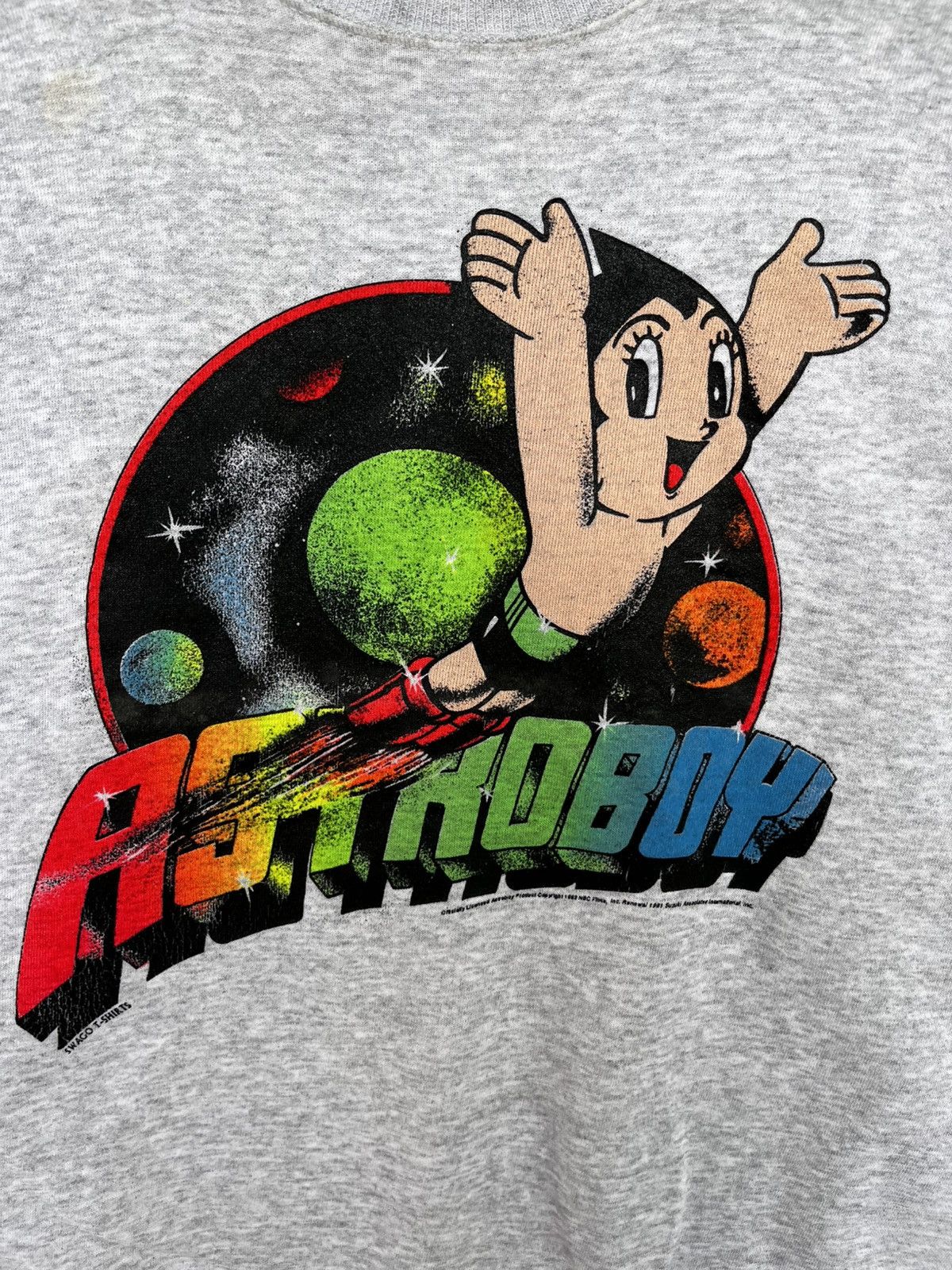 Hanes Vintage 1991 Astroboy Sweatshirt Size US L / EU 52-54 / 3 - 3 Thumbnail