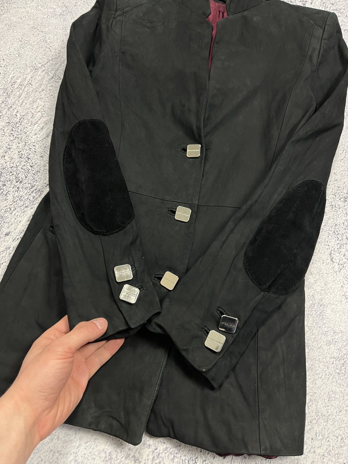 Bottega Veneta Bottega Veneta Women’s Blazer Black Leather Jacket Rare Size M / US 6-8 / IT 42-44 - 7 Thumbnail