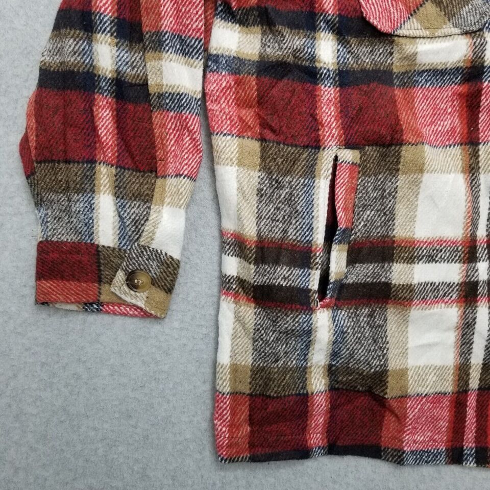 Other Knapp Studio Jacket Womens Large Plaid Button Up Shaket Size L / US 10 / IT 46 - 2 Thumbnail