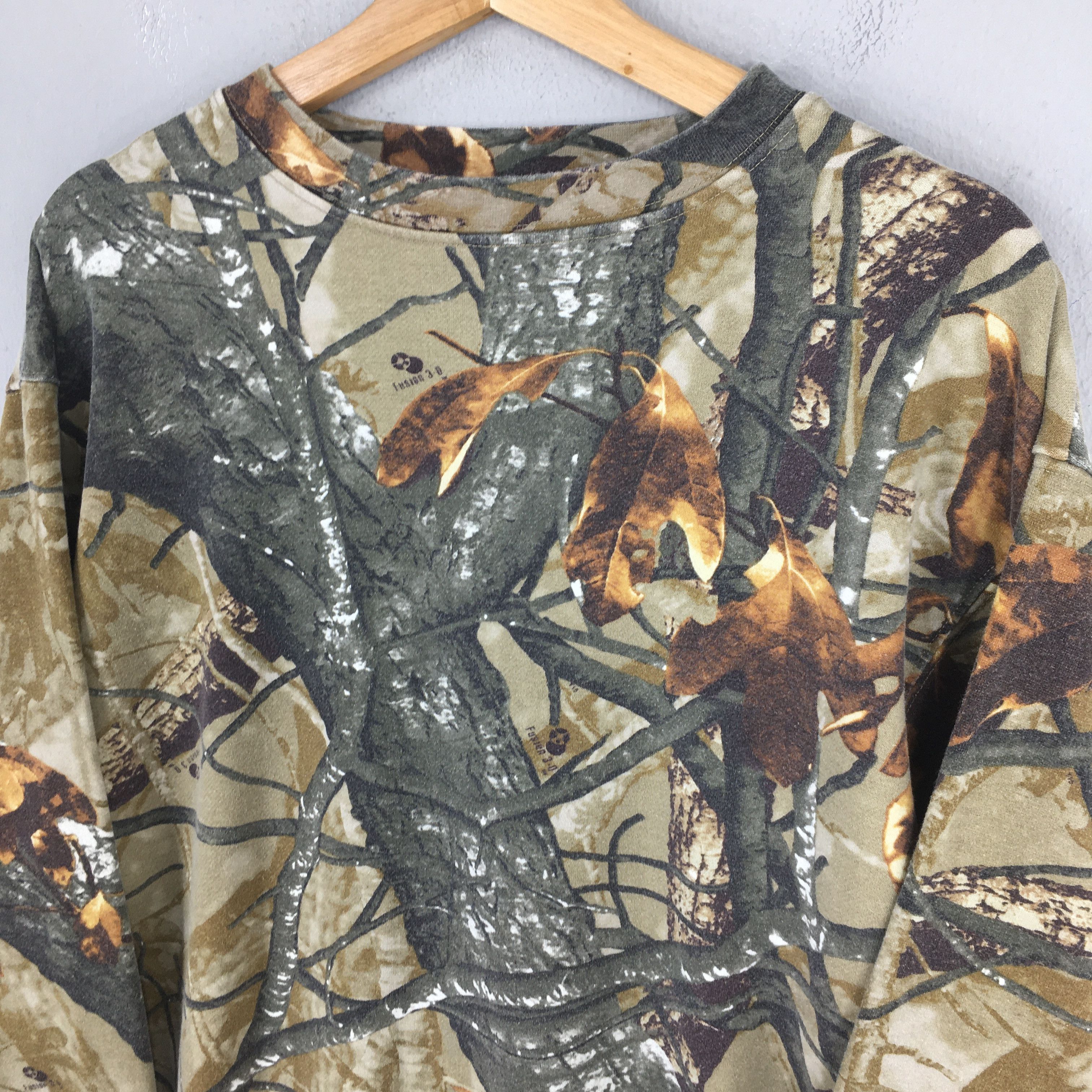 Mossy Oaks Vintage Outfitters Ridge Mossy Oak Camo Sweatshirt Large Size US L / EU 52-54 / 3 - 3 Thumbnail