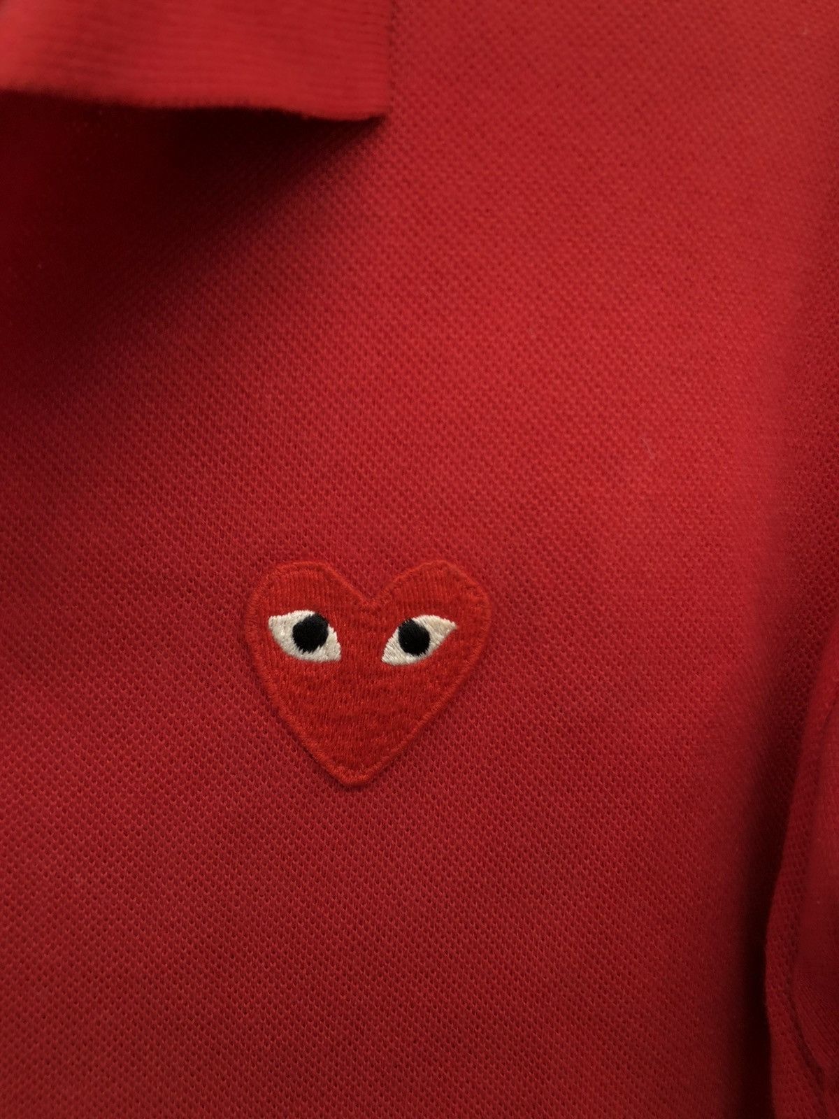 Comme des Garcons PLAY Comme Des Garçons PLAY red Polo size L F3 Size US L / EU 52-54 / 3 - 3 Thumbnail