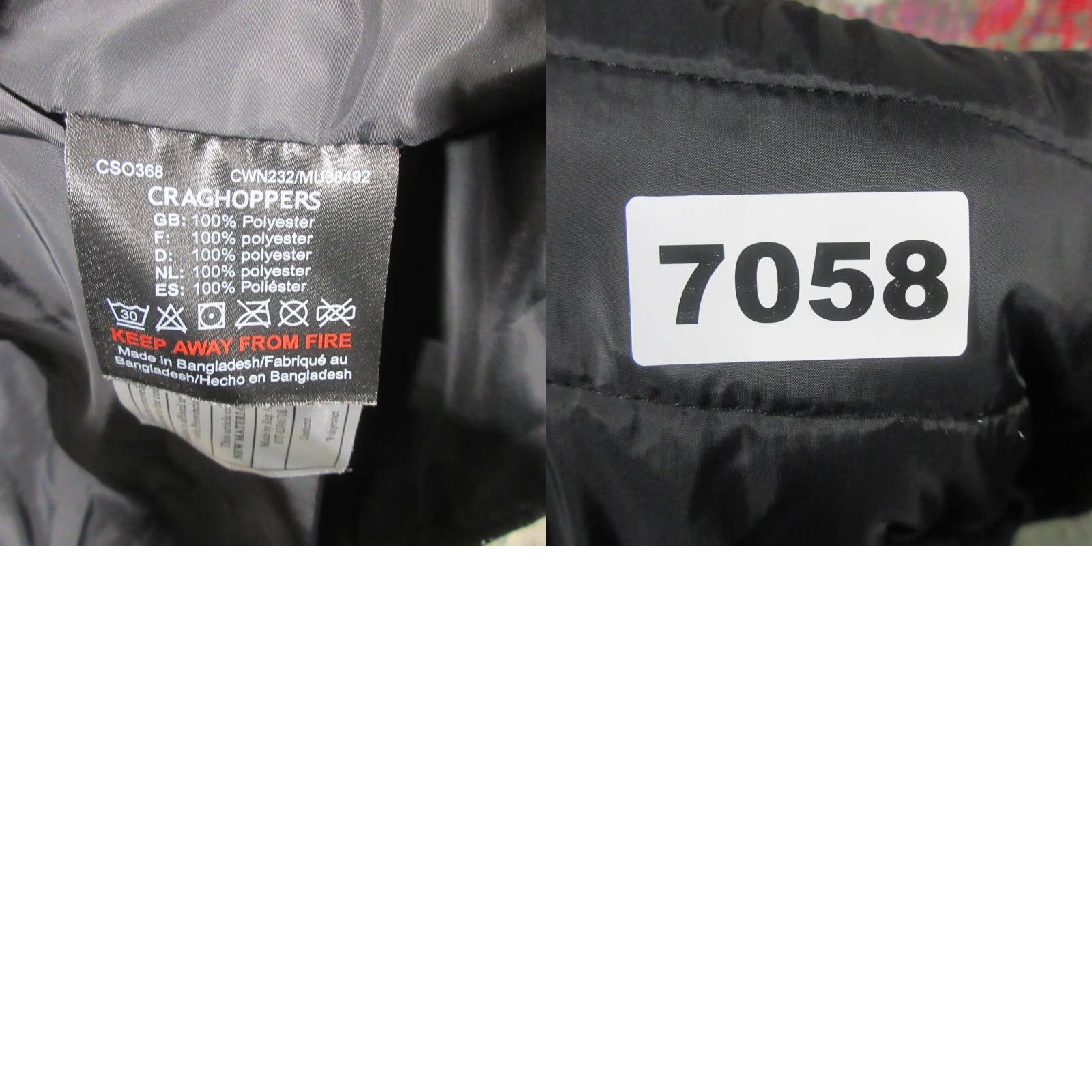 Vintage Craghoppers Compresslite Puffer Jacket Womens Large Black Hooded Packable Mid-Length Zip Full Zip Casual Travel Size L / US 10 / IT 46 - 9 Thumbnail