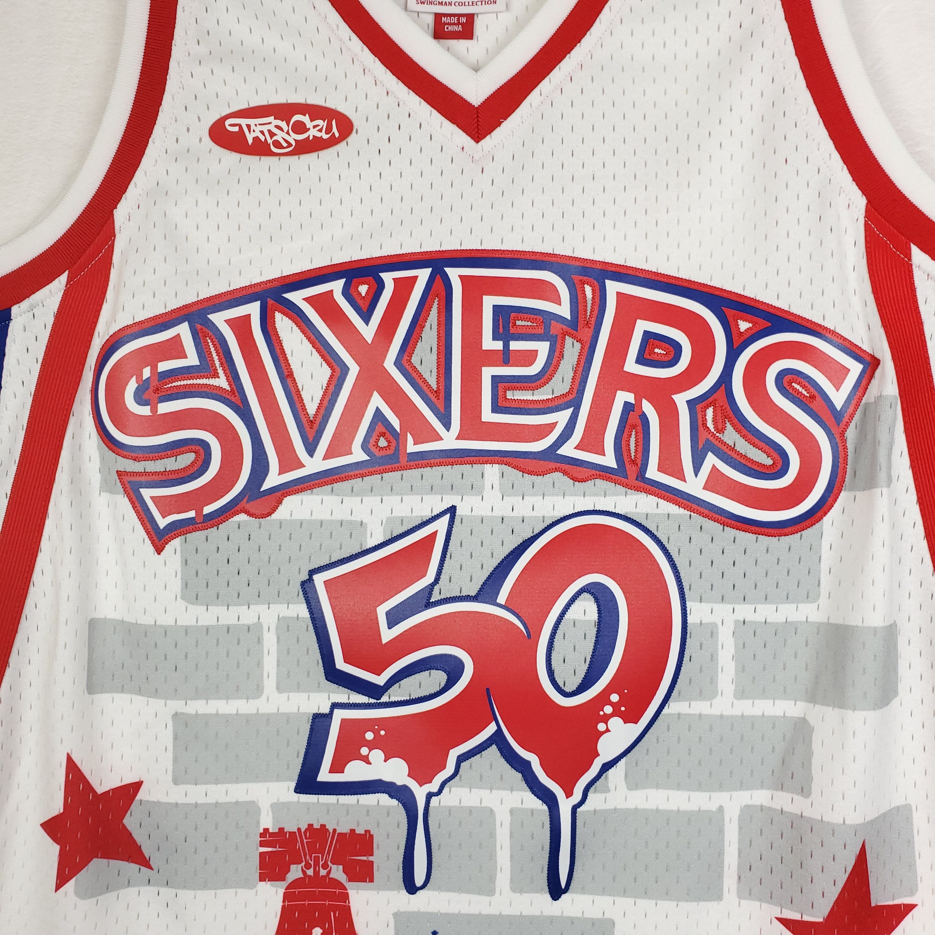 Mitchell & Ness Philadelphia 76ers Tats Cru Mitchell & Ness NBA Jersey Large Size US L / EU 52-54 / 3 - 3 Thumbnail