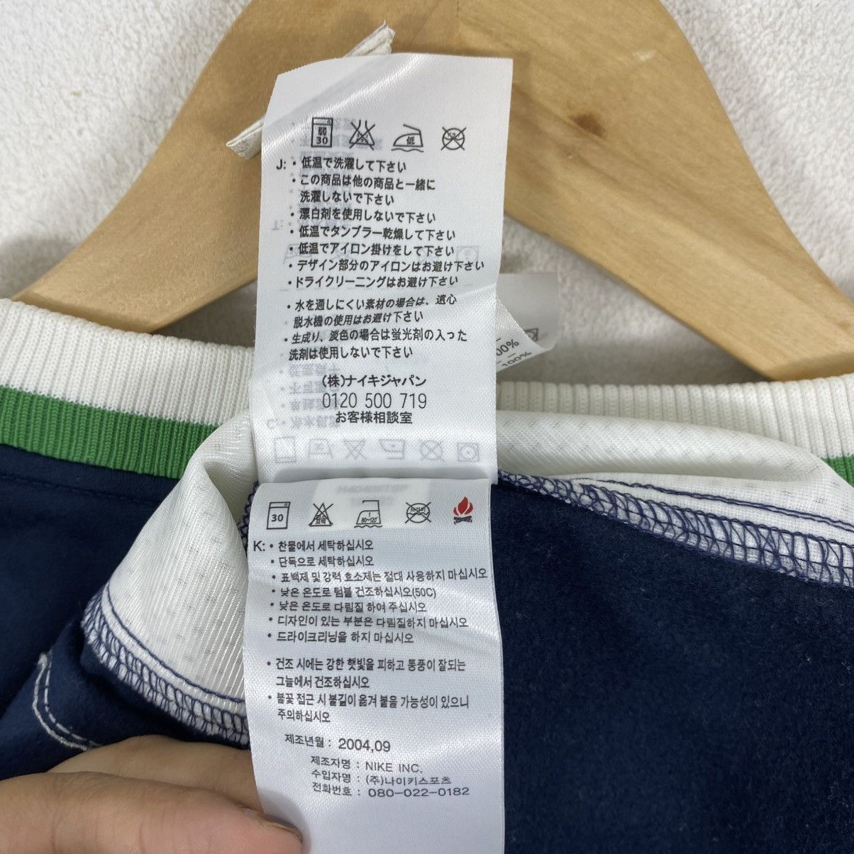 Jordan Brand Vintage Jordan Navy Blue Green V-Neck Mesh Jersey L Size US L / EU 52-54 / 3 - 11 Thumbnail