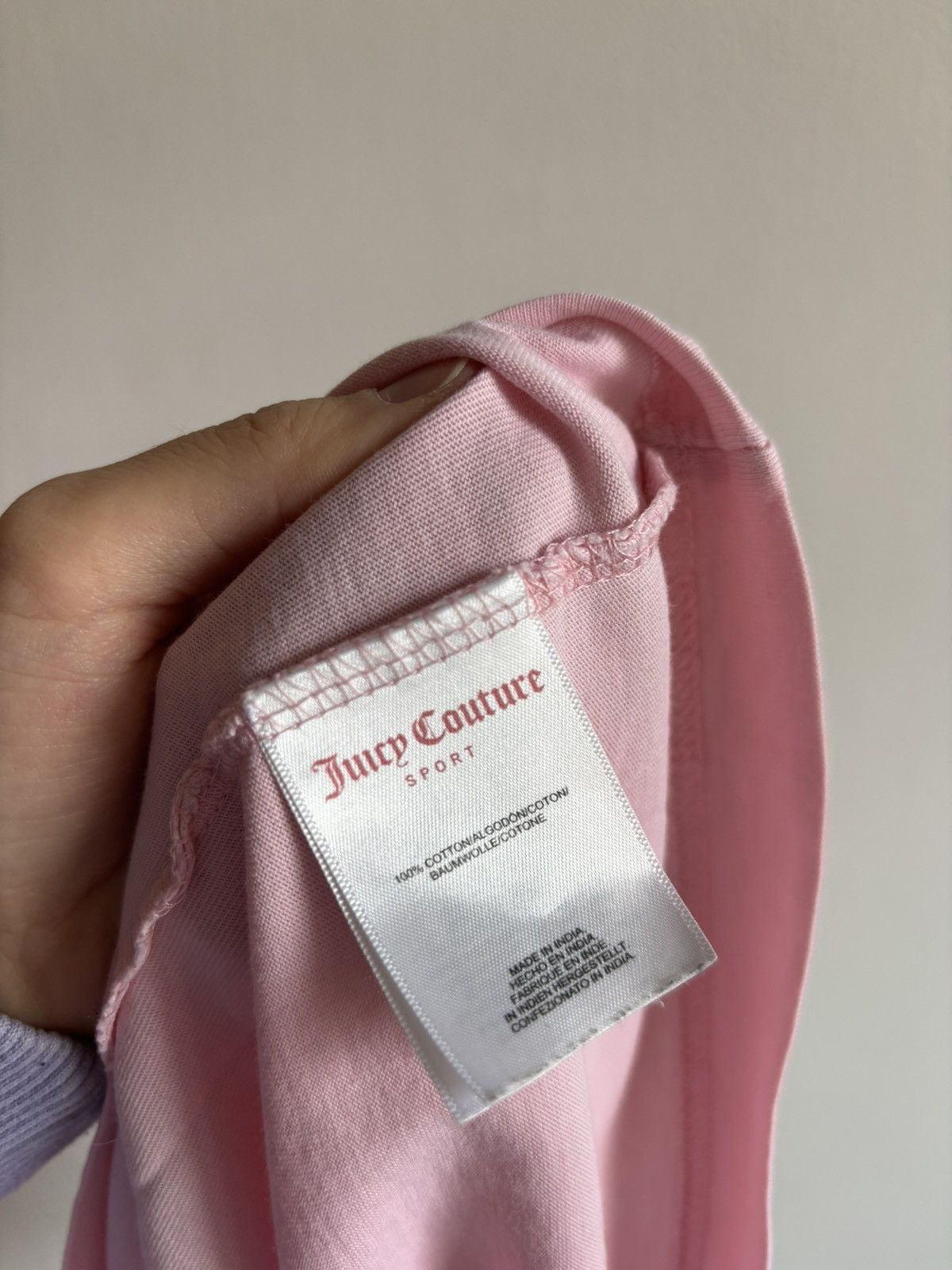 Juicy Couture Y2K Juicy Couture Rhinestones Logo Pink Glam T-Shirt Size S / US 4 / IT 40 - 9 Thumbnail