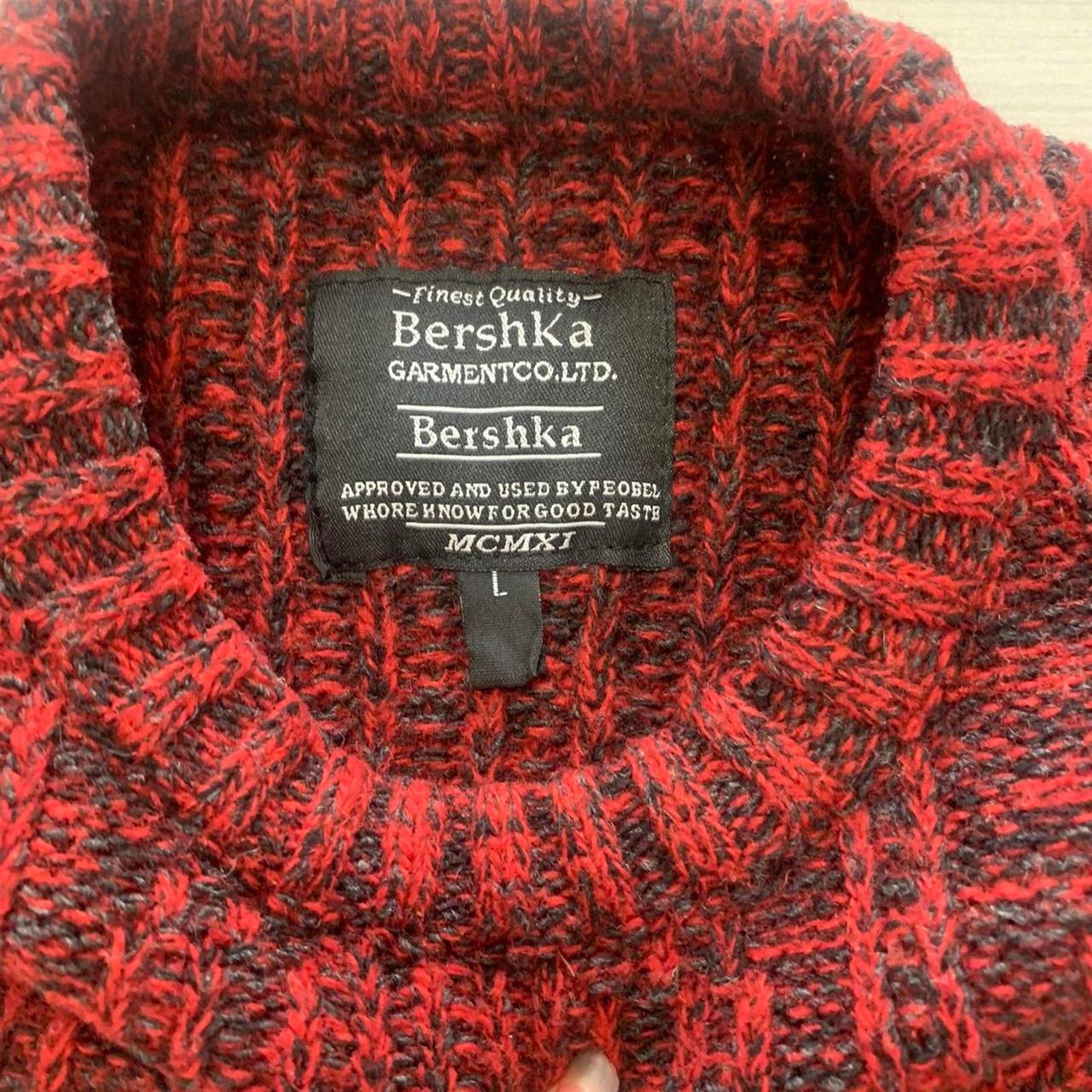 Bershka 90s vintage Bershka Knit sweater Size L / US 10 / IT 46 - 3 Thumbnail