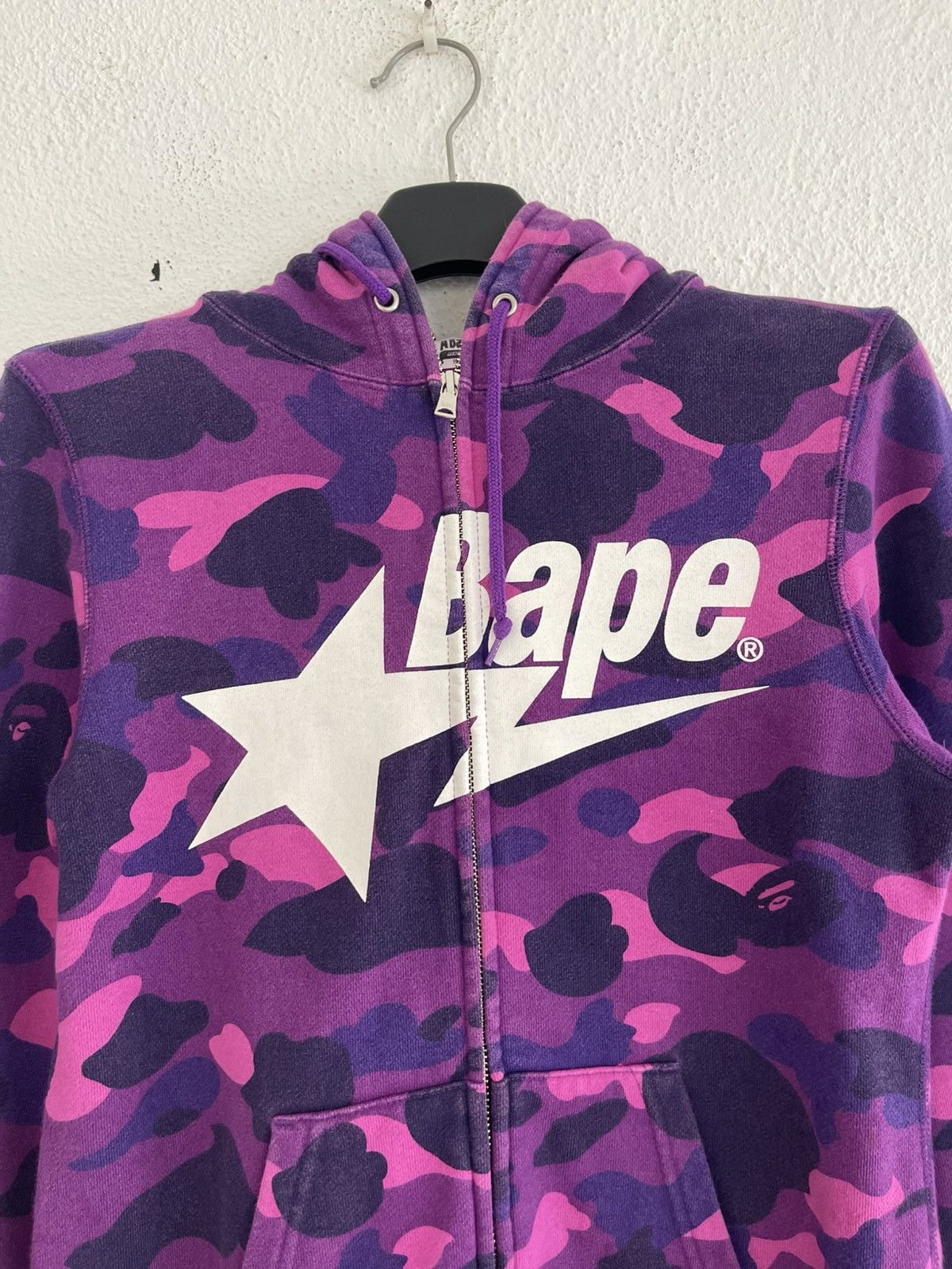 Bape Bape Purple Camo Sta Full Zip Hoodie Newjeans Fit Size XS / US 0-2 / IT 36-38 - 5 Thumbnail