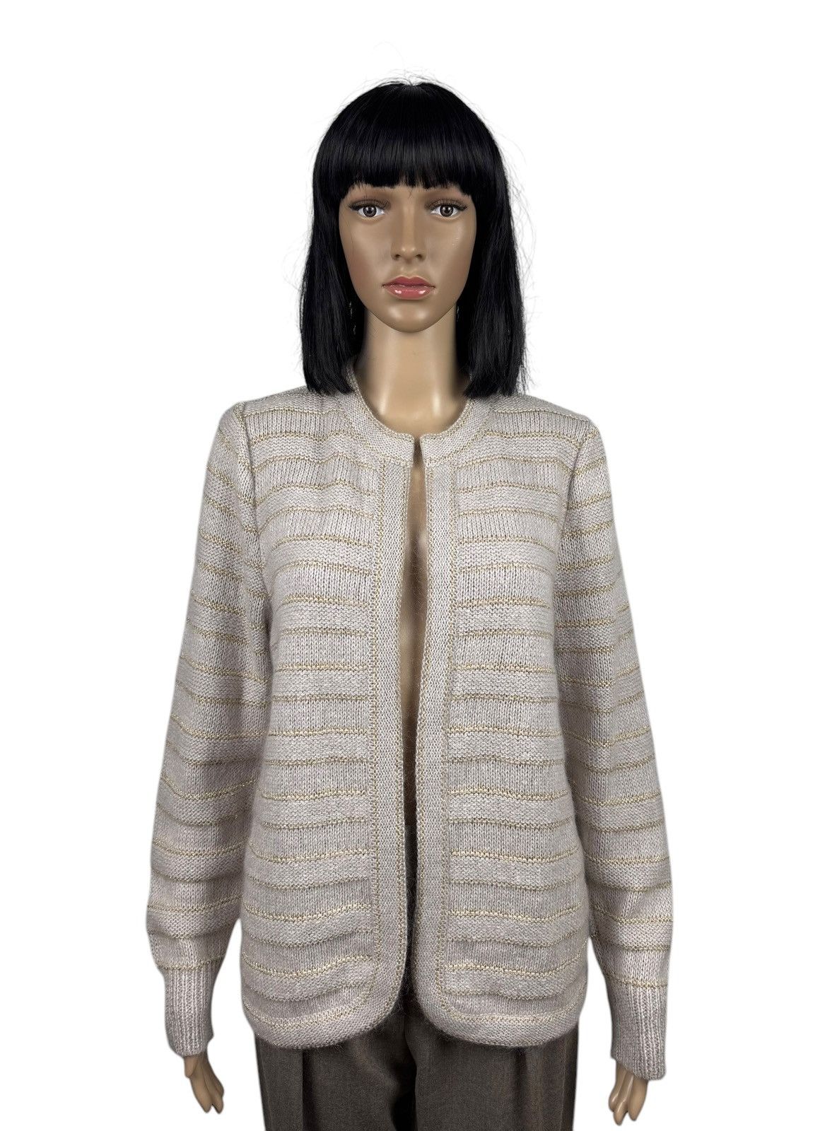Escada × Vintage Escada Vintage Cardigan Knit Mohair West Germany DE40 IT46 Size L / US 10 / IT 46 - 1 Thumbnail