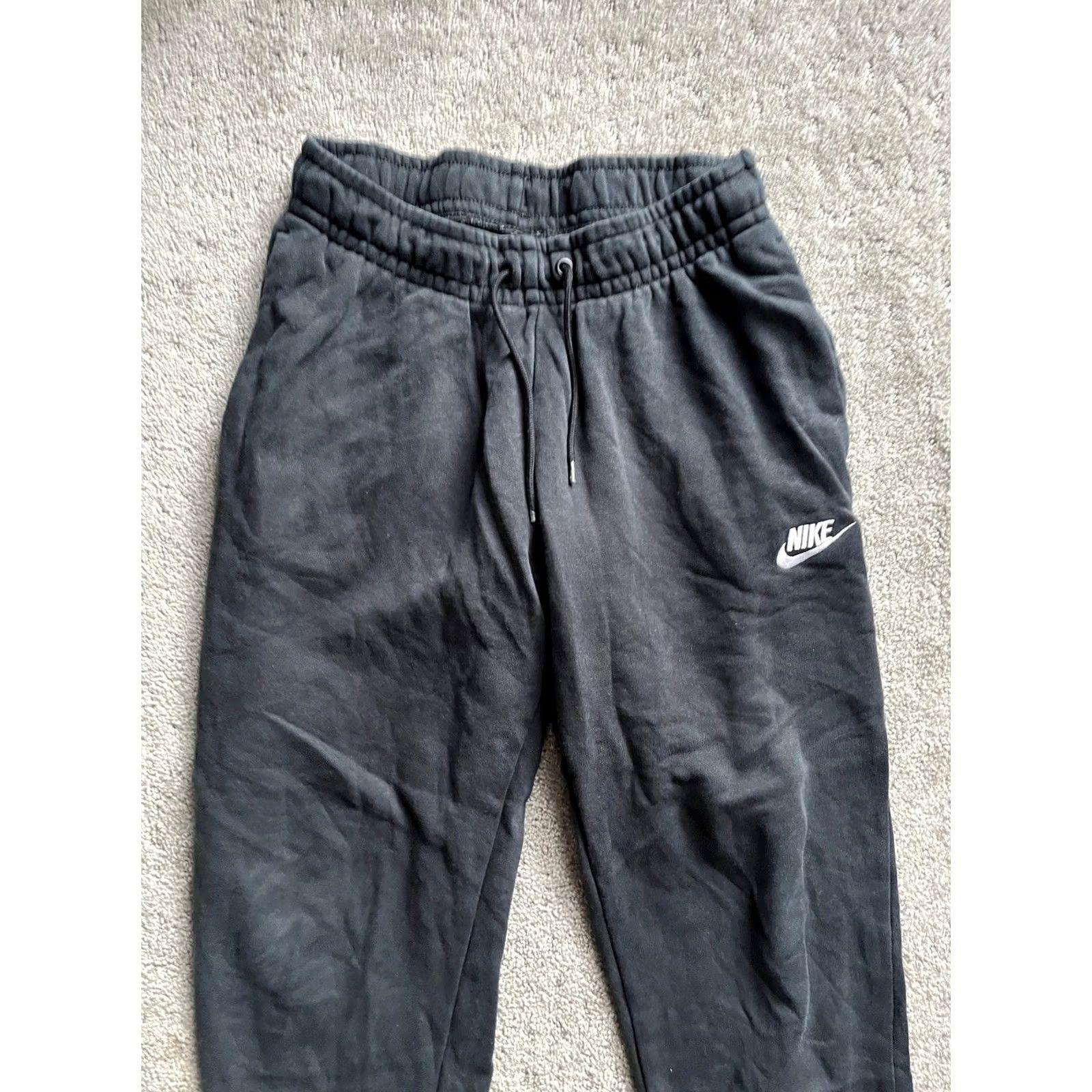 Nike Nike Sportswear Club Fleece Joggers Black Sweatpants BV4095-010 Womens XS Size 26" / US 2 / IT 38 - 2 Thumbnail