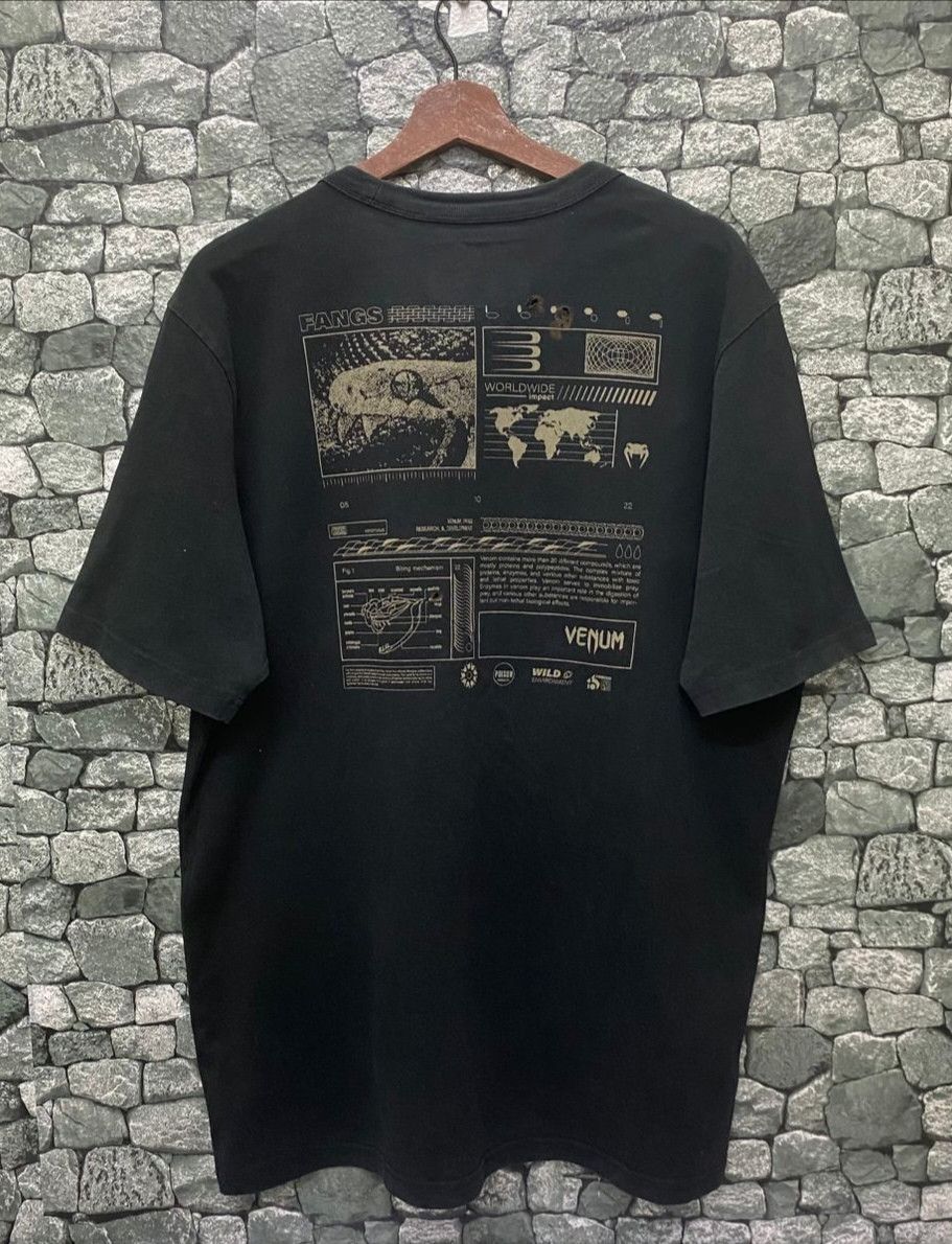 Worldwide Youth Vintage Venum Worldwide Impact Streetwear Tshirt Size US XL / EU 56 / 4 - 1 Thumbnail