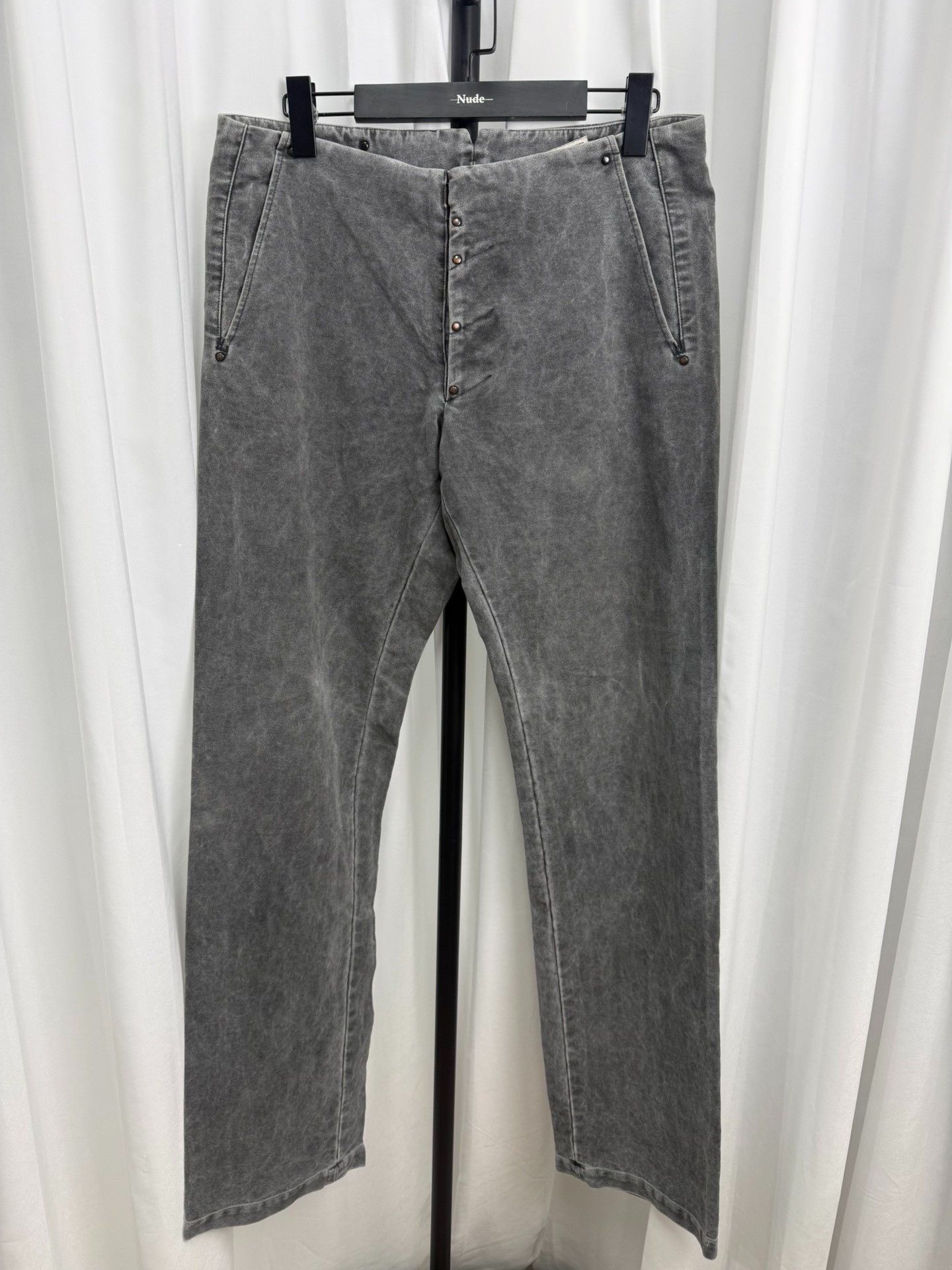 Maison Margiela Maison Margiela 07AW Rivet Moleskin Trousers Size US 32 / EU 48 - 2 Thumbnail