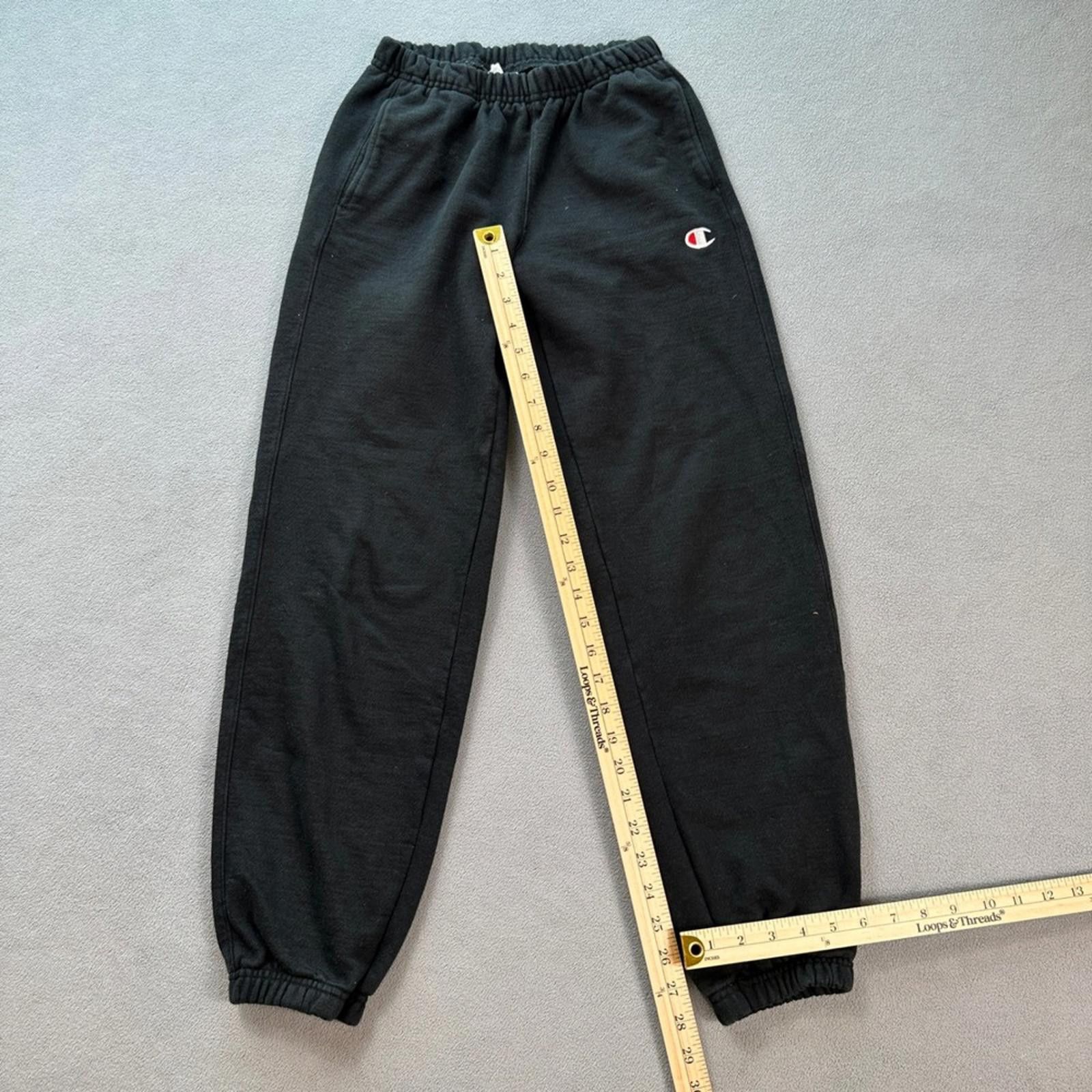 Champion Champion Reverse Weave Jogger Sweatpants Black Mens XS Logo Size US 28 / EU 44 - 3 Thumbnail