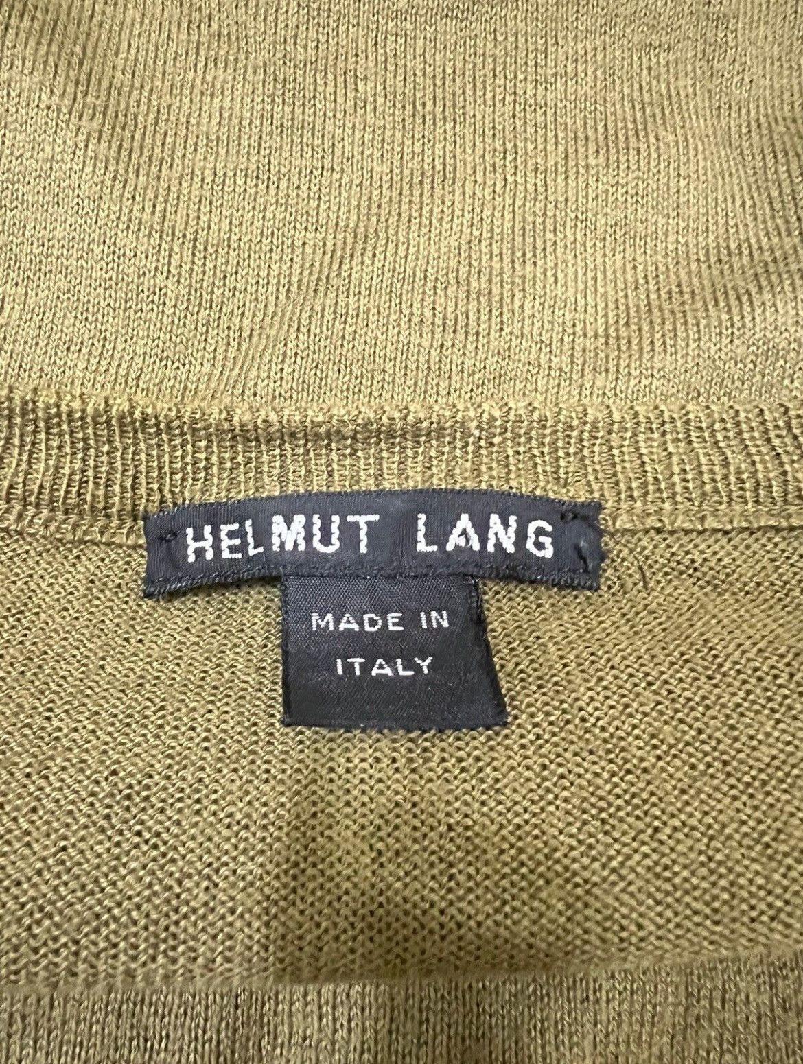 Helmut Lang OG 90s Helmut Lang Knit Tank Top Military Sweater Size US M / EU 48-50 / 2 - 9 Thumbnail