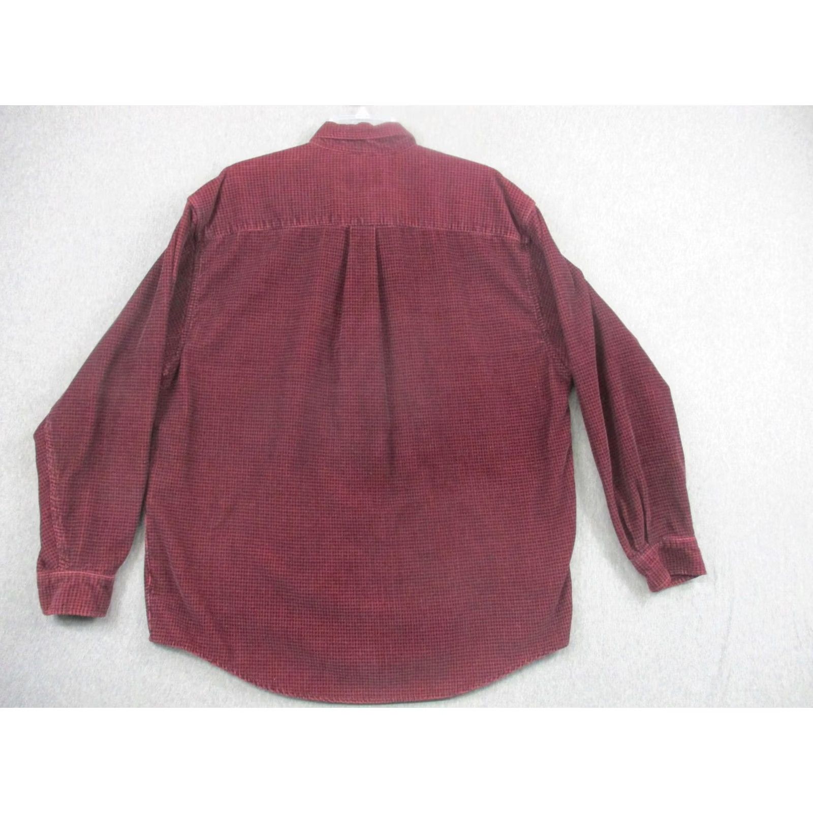 Eddie Bauer VINTAGE Eddie Bauer Shirt Mens L Red Corduroy Check Button-Down Casual 90s Mens Size US L / EU 52-54 / 3 - 7 Thumbnail
