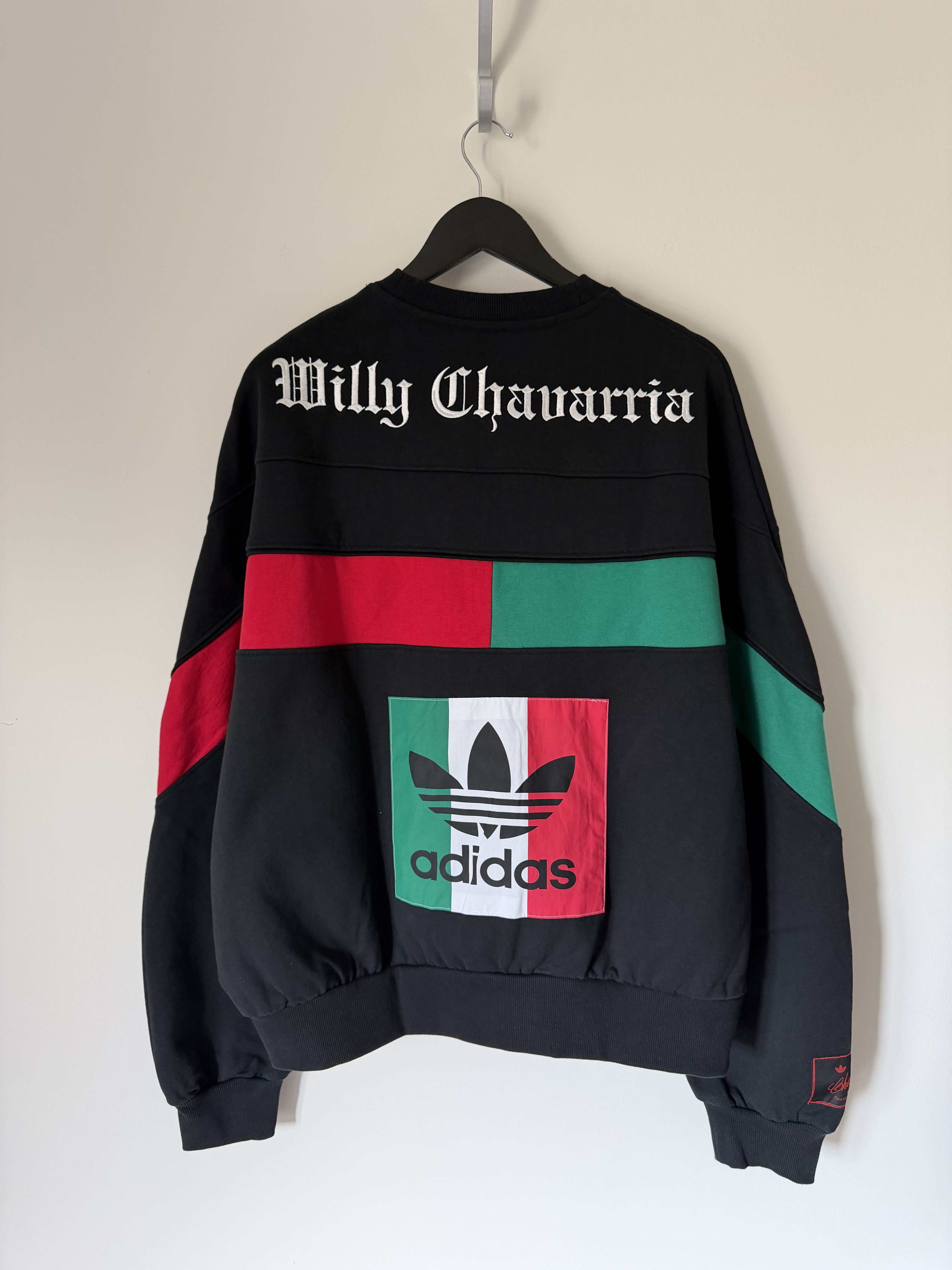 Willy Chavarria Adidas Chicano Sweatshirt in Black