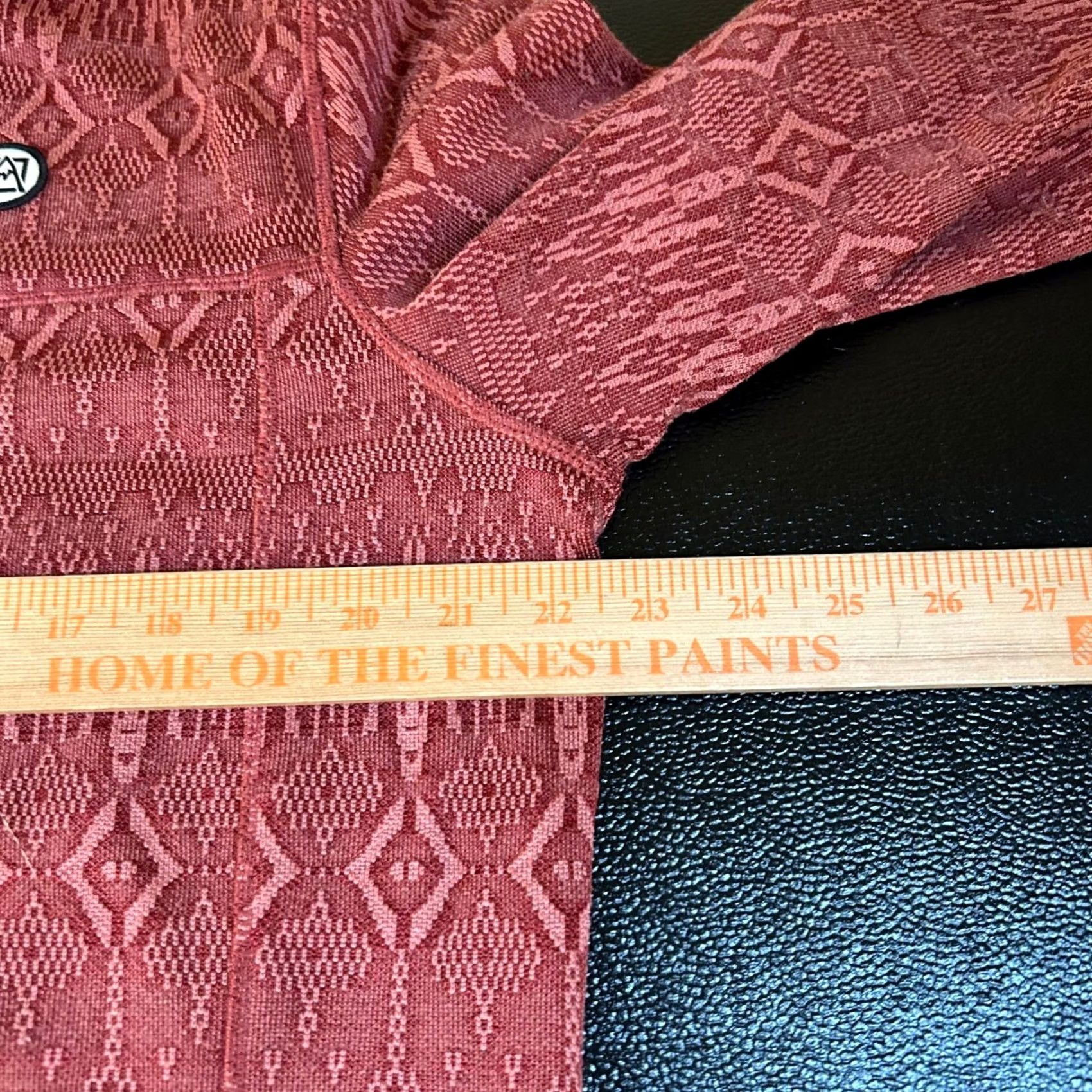 Avalanche Avalanche Pullover Mens Large Red Geometric Fleece Snap Neck Size US L / EU 52-54 / 3 - 7 Thumbnail