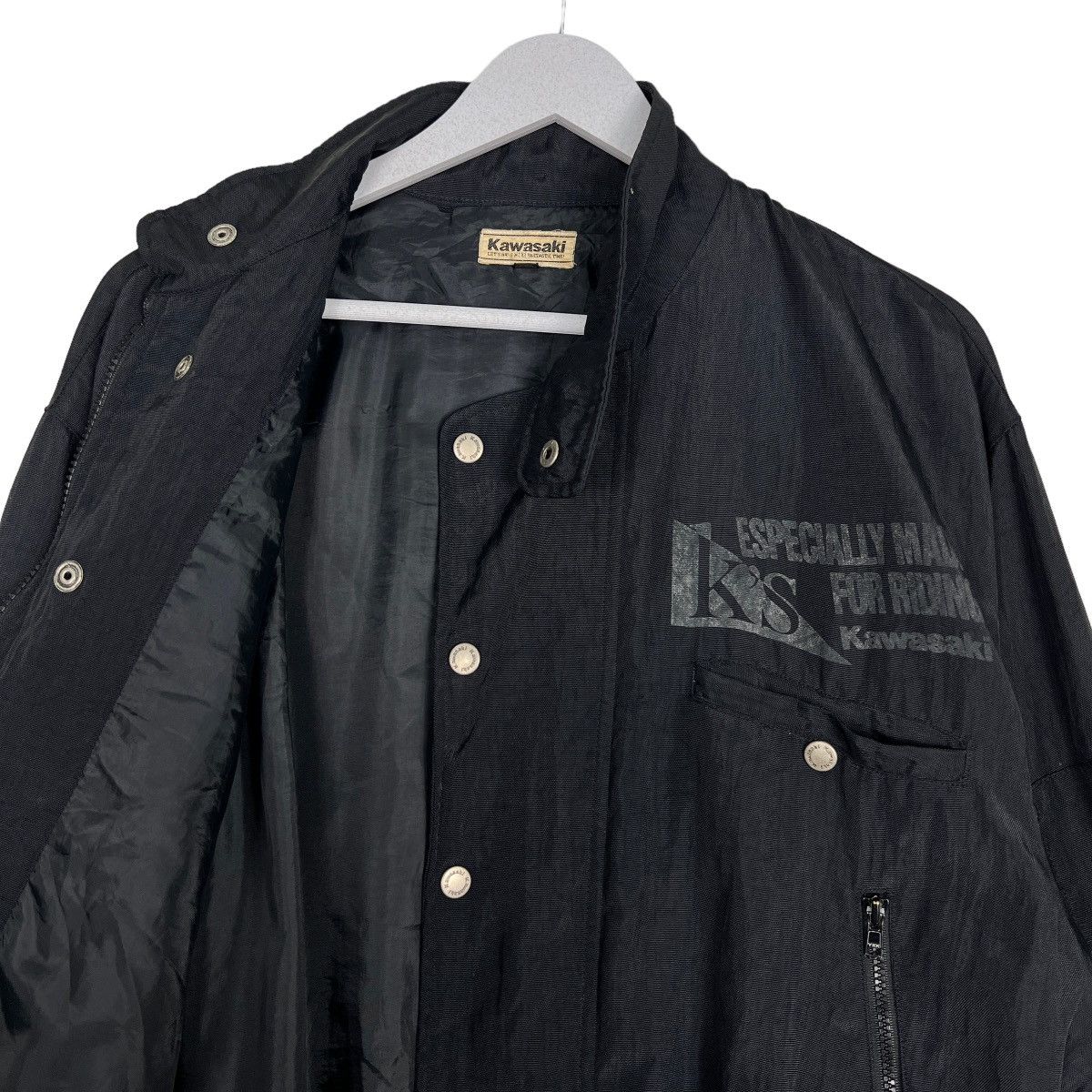 Vintage 🔥 VINTAGE KAWASAKI K'S RIDING BOMBER JACKET Size US L / EU 52-54 / 3 - 10 Thumbnail