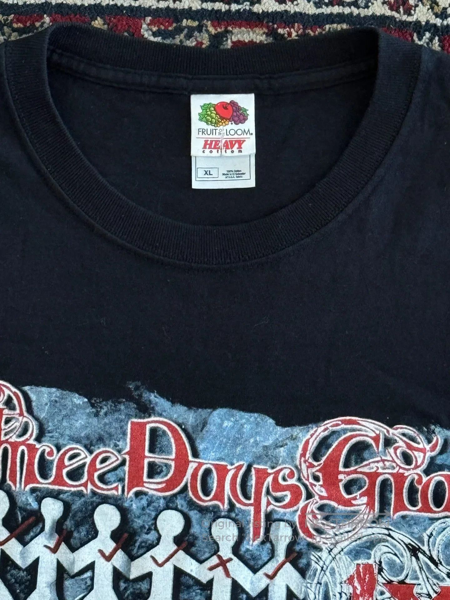 Vintage Vintage Three Days Grace Tee. Size US XL / EU 56 / 4 - 3 Thumbnail