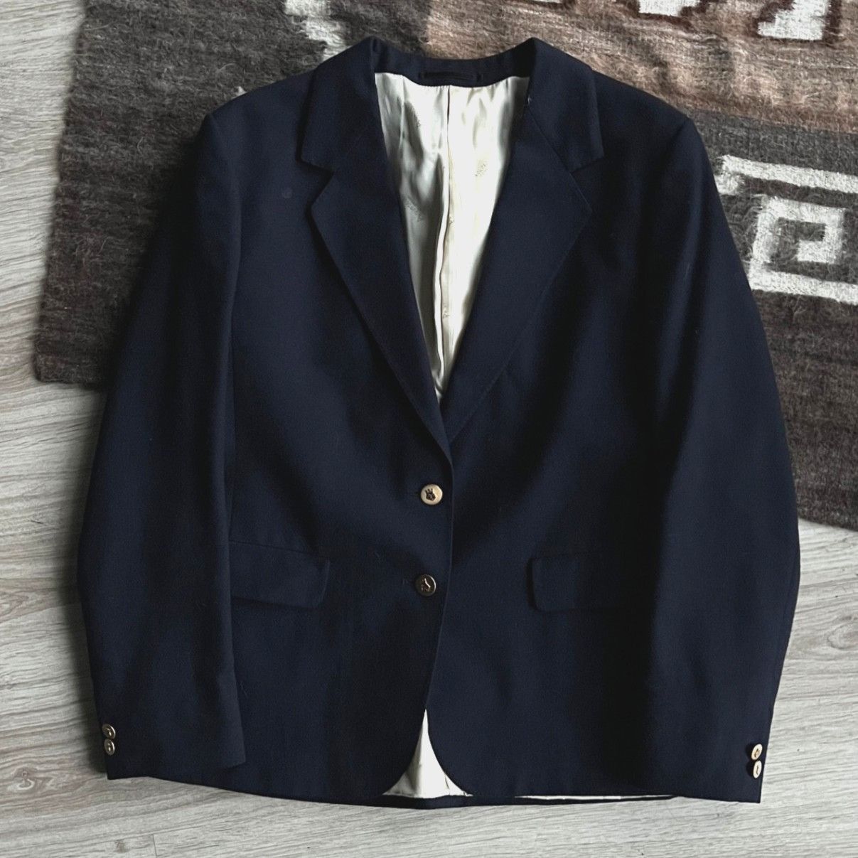 Aquascutum Aquascutum Vintage Wool Tailored Blazer Jacket 9725AC Size M / US 6-8 / IT 42-44 - 2 Thumbnail